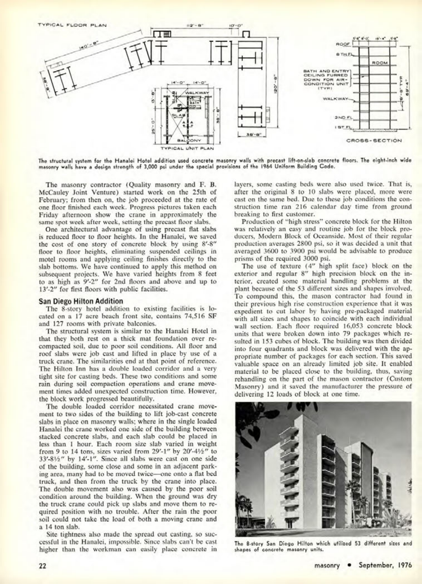 Masonry Magazine September 1976 Page. 22