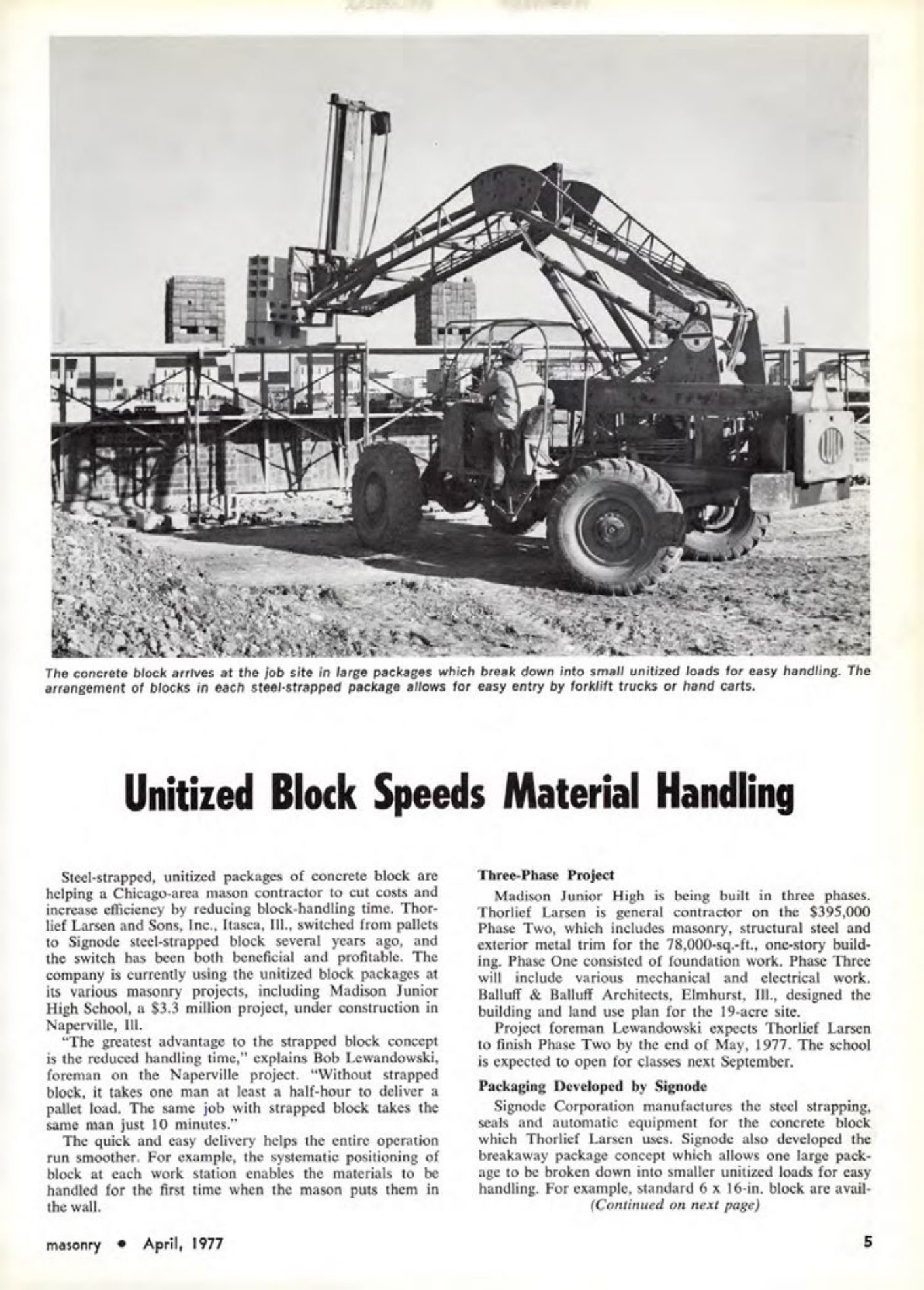 Masonry Magazine April 1977 Page. 5