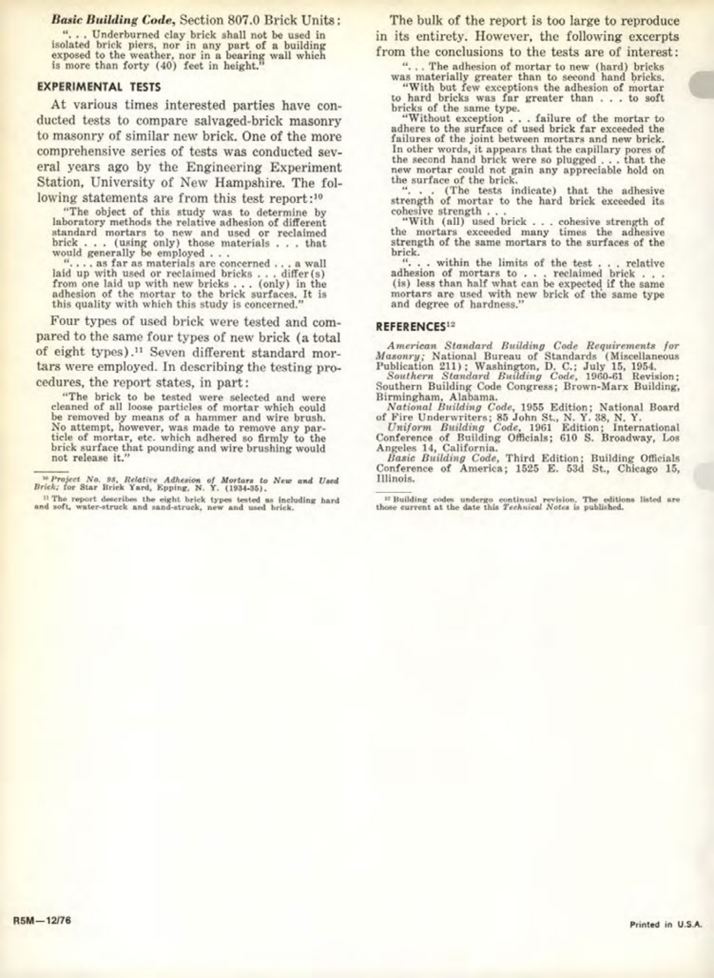 Masonry Magazine April 1977 Page. 14