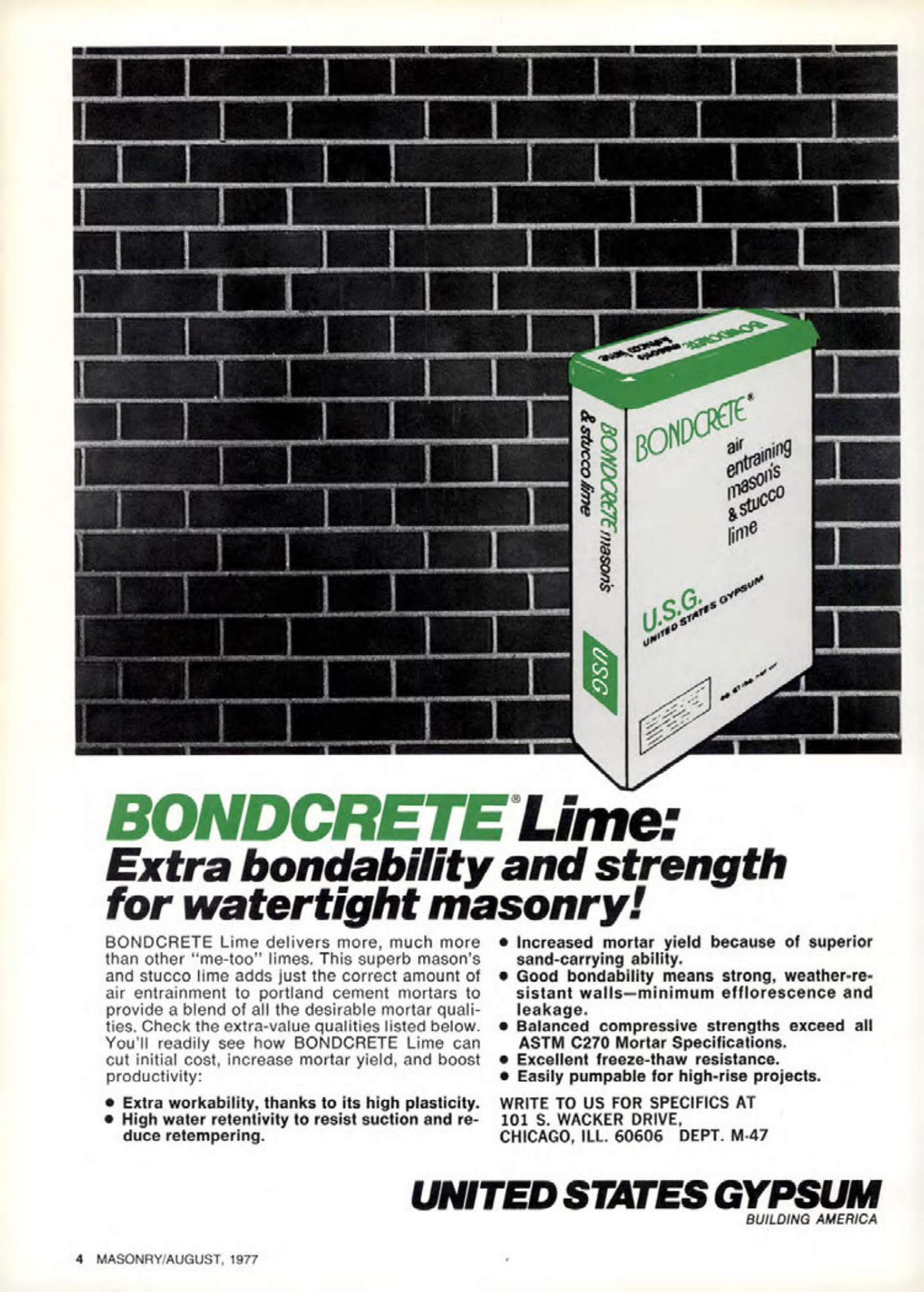 Masonry Magazine August 1977 Page. 4