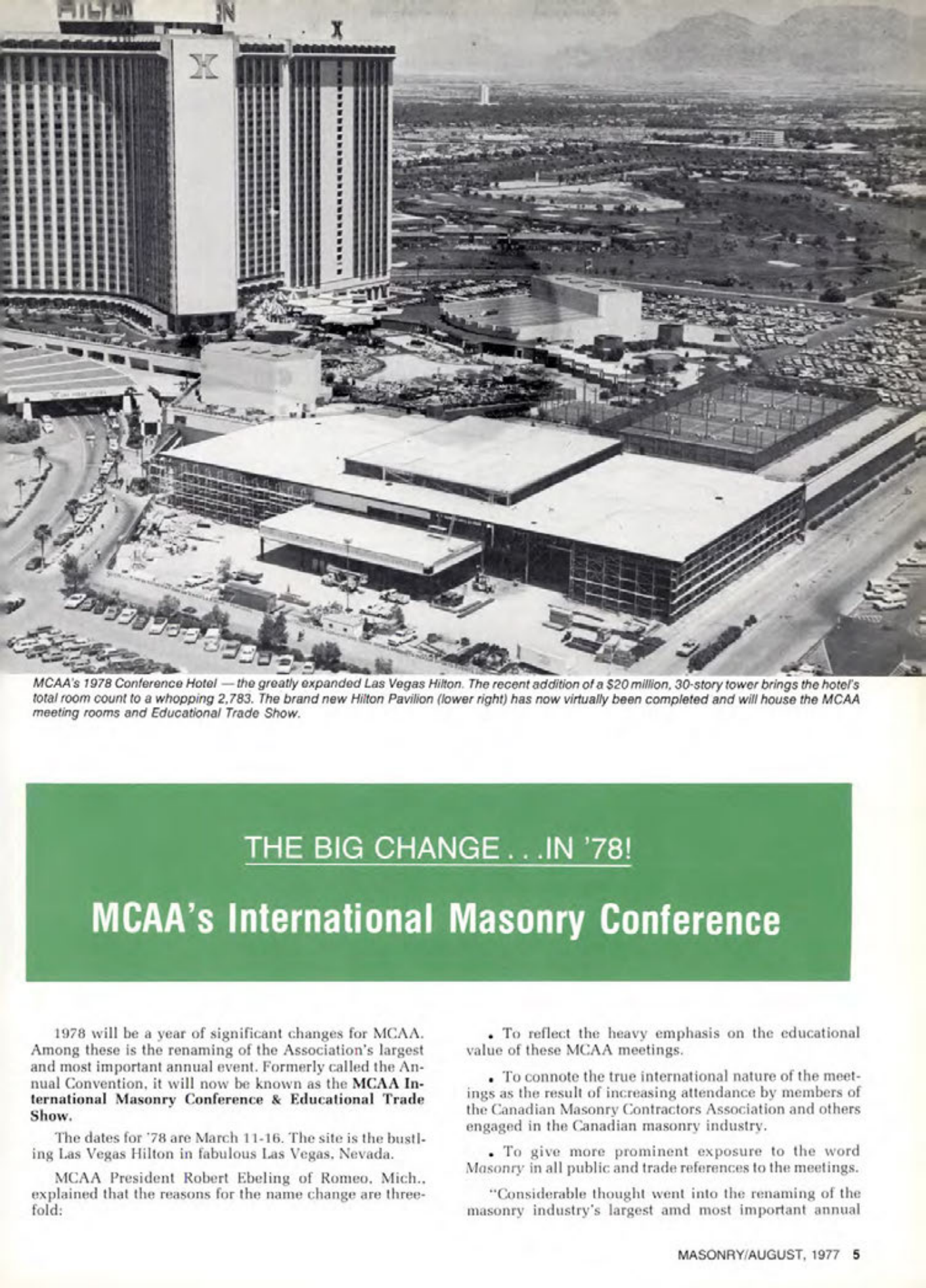 Masonry Magazine August 1977 Page. 5