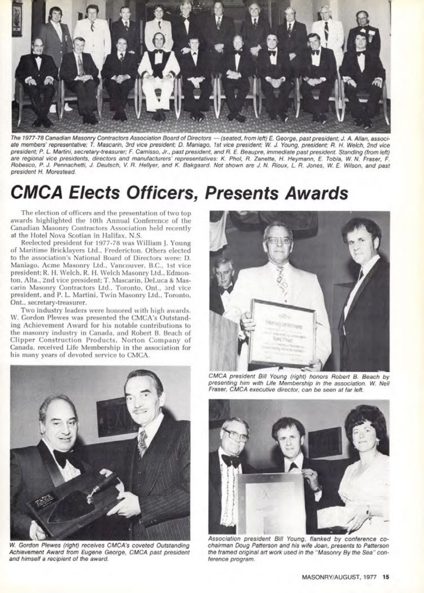Masonry Magazine August 1977 Page. 15