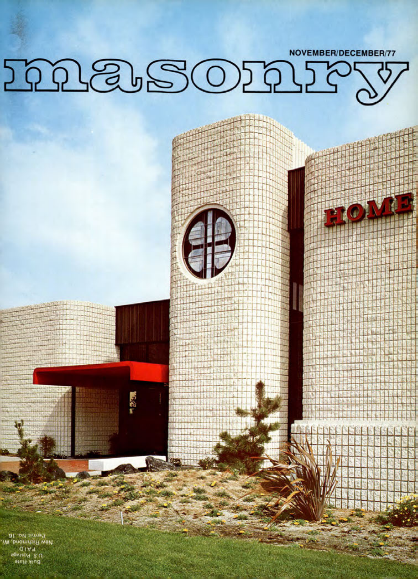 Masonry Magazine December 1977 Page. 1