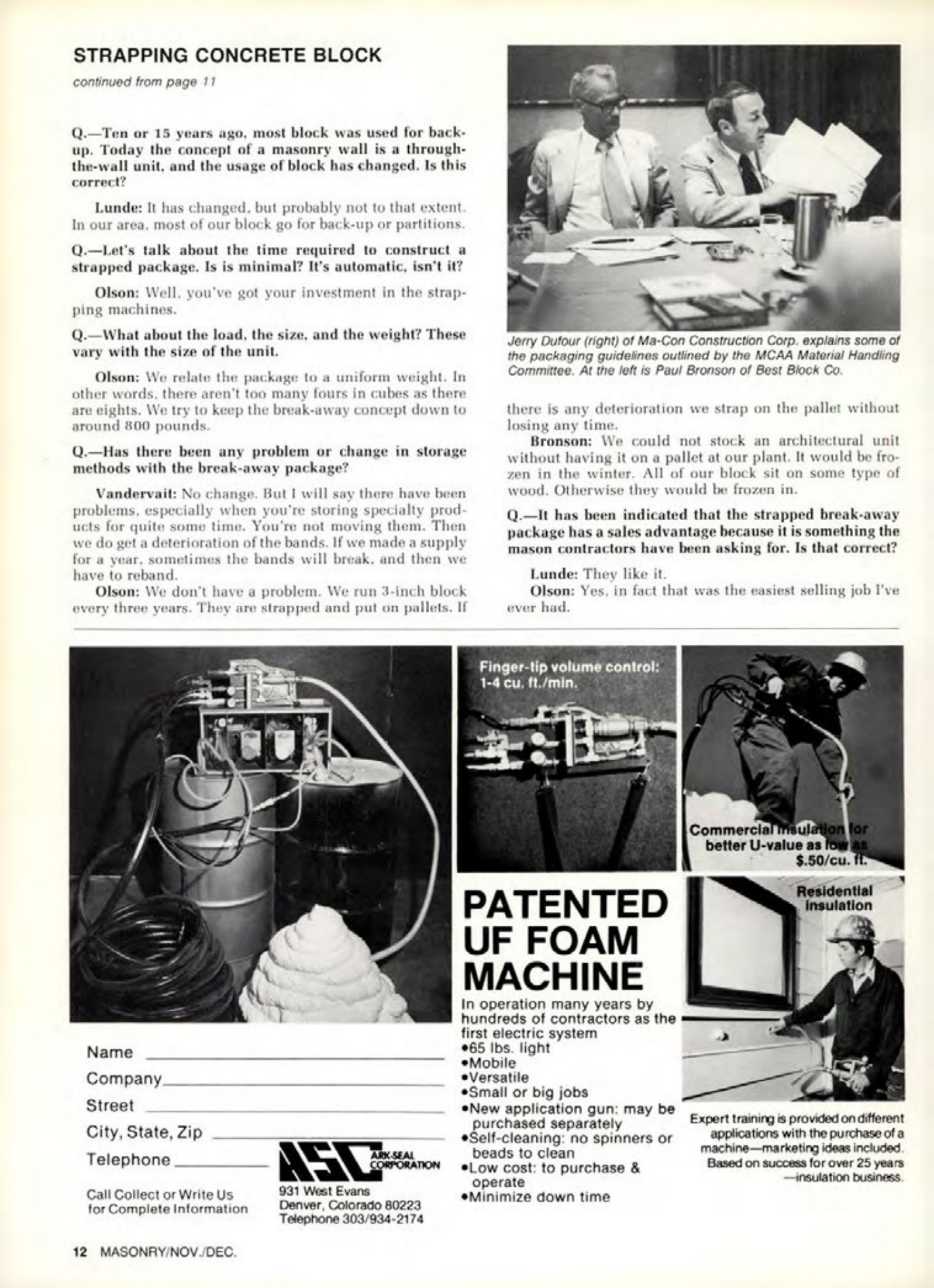 Masonry Magazine December 1977 Page. 12