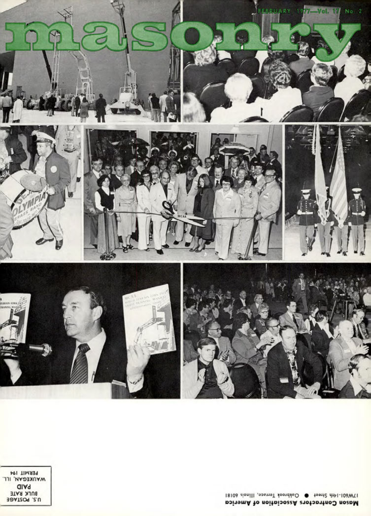Masonry Magazine February 1977 Page. 1
