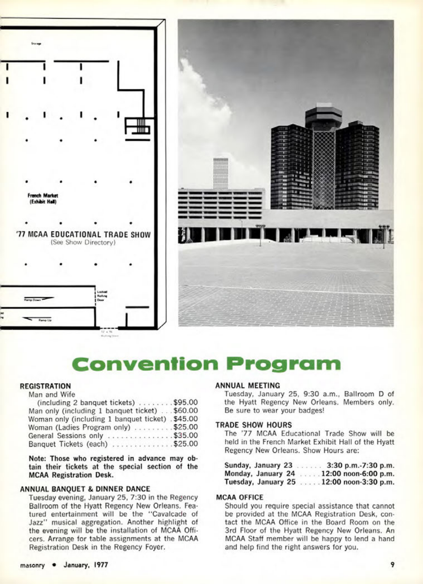 Masonry Magazine January 1977 Page. 9
