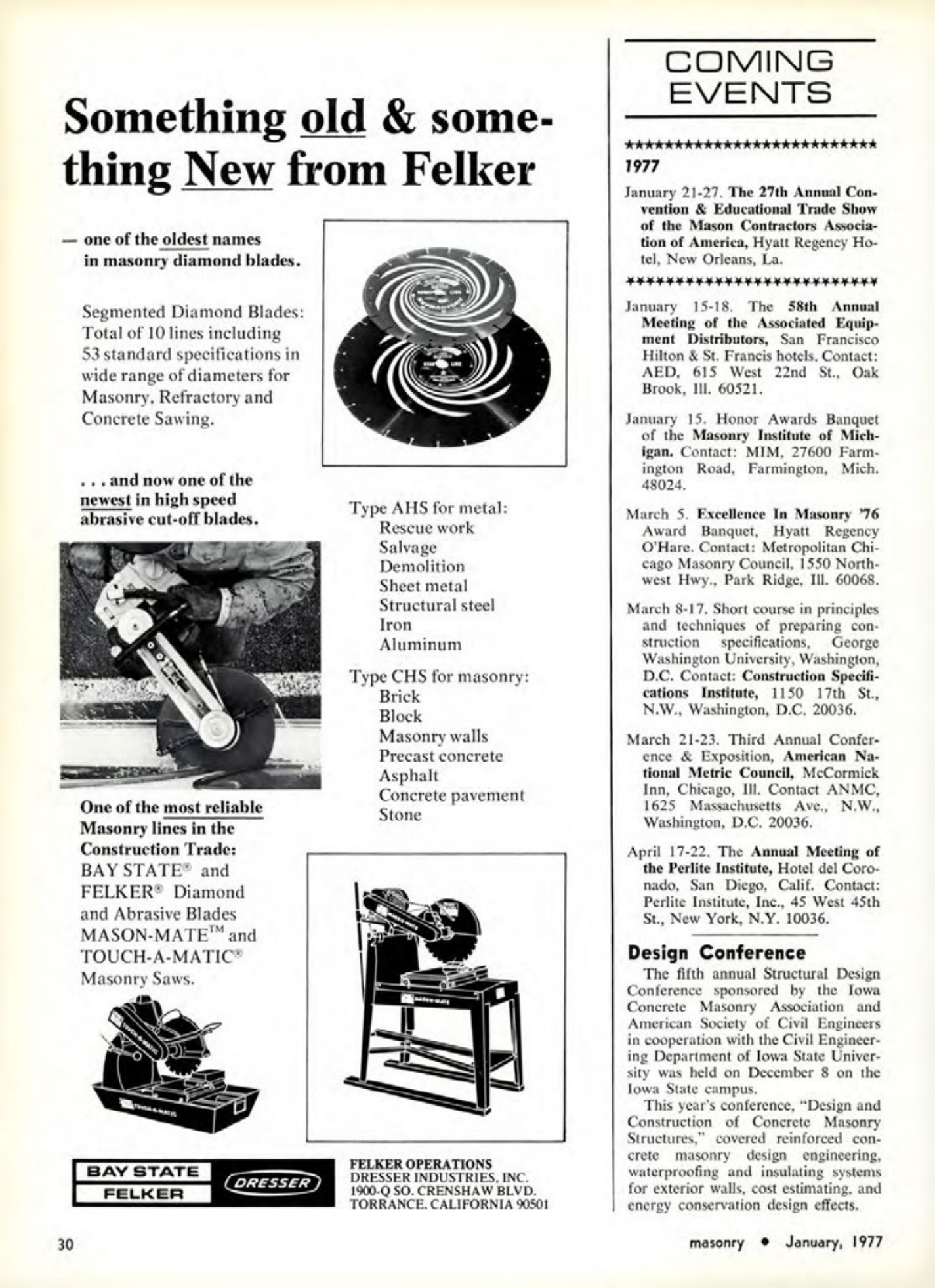 Masonry Magazine January 1977 Page.30