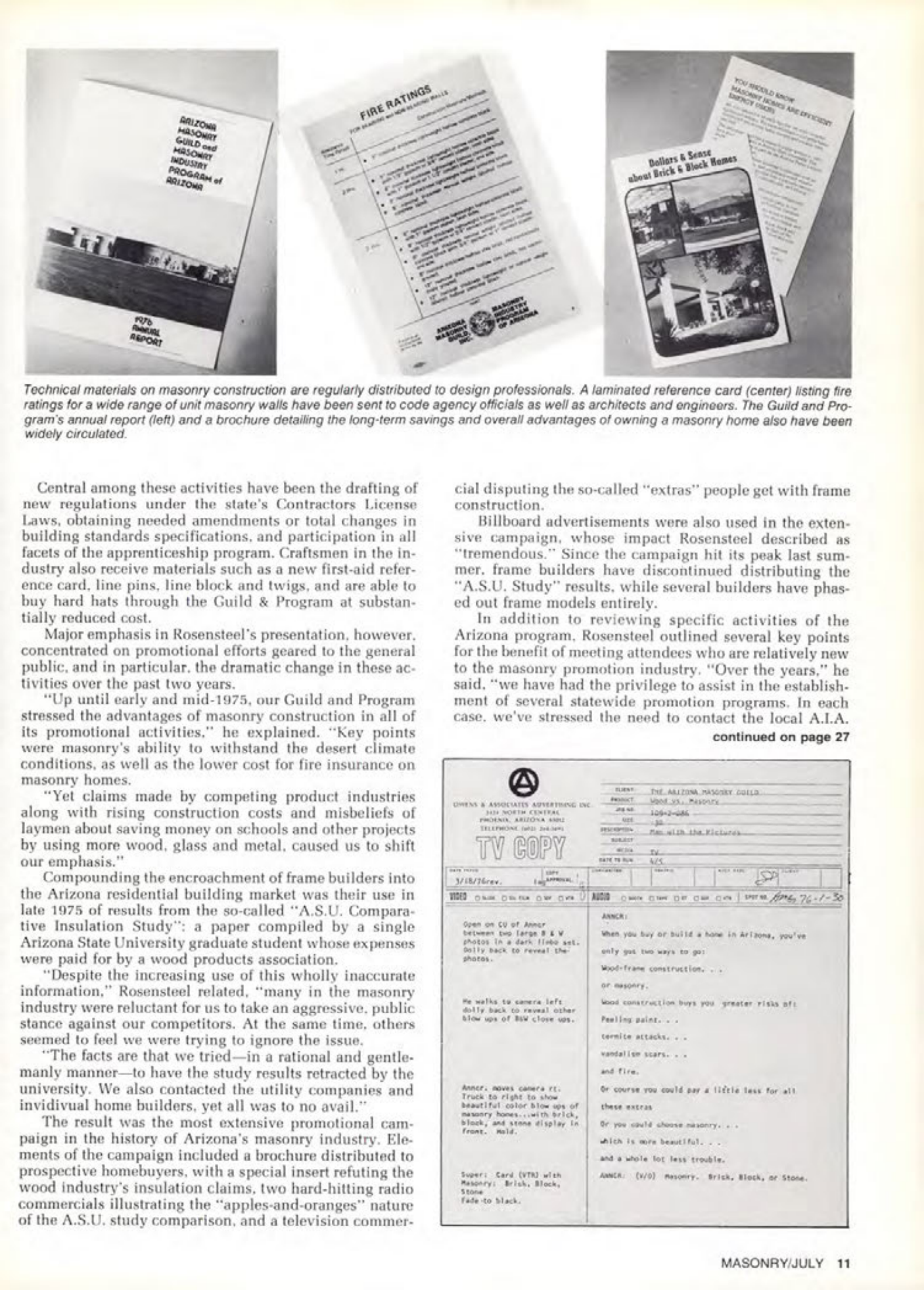 Masonry Magazine July 1977 Page. 11