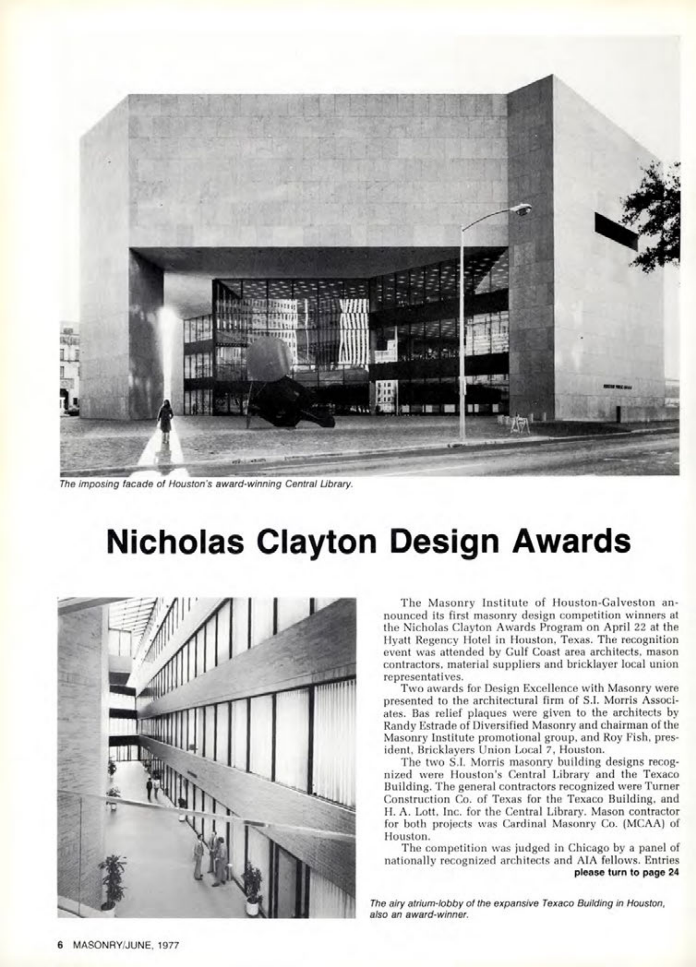 Masonry Magazine June 1977 Page. 6