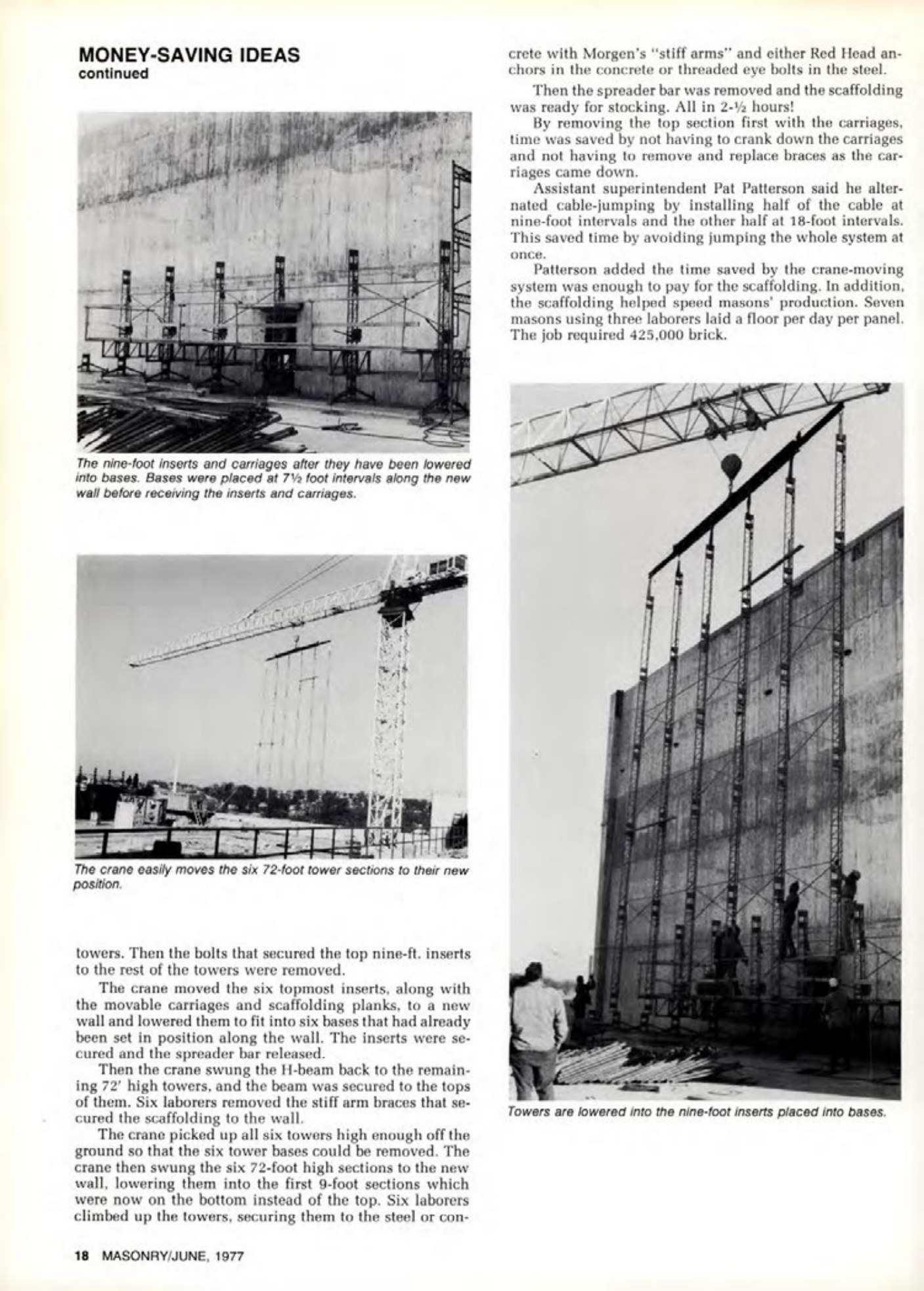 Masonry Magazine June 1977 Page. 18