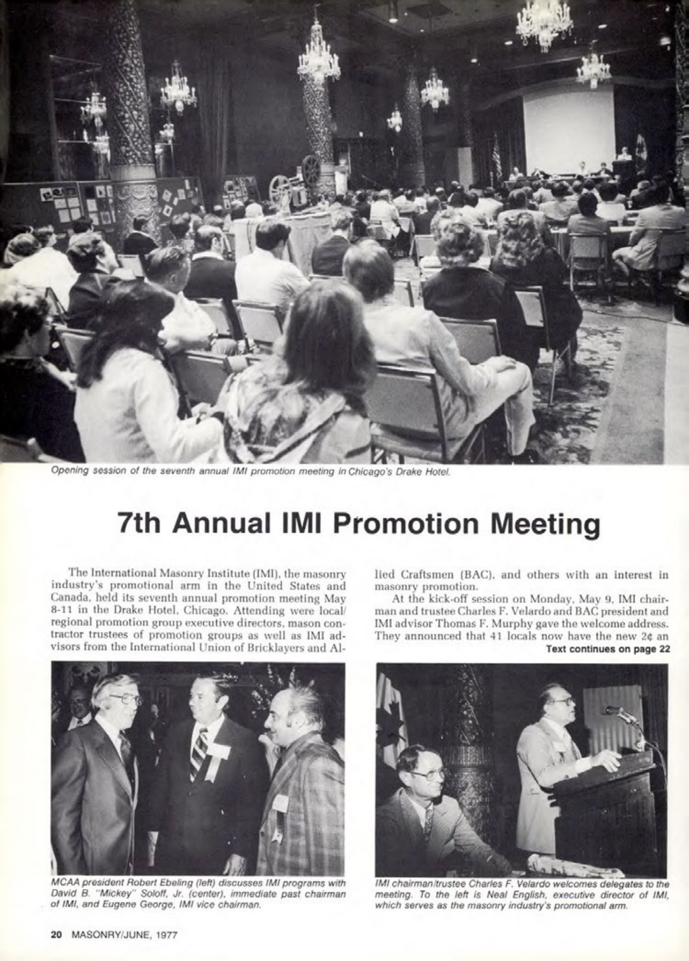 Masonry Magazine June 1977 Page. 20