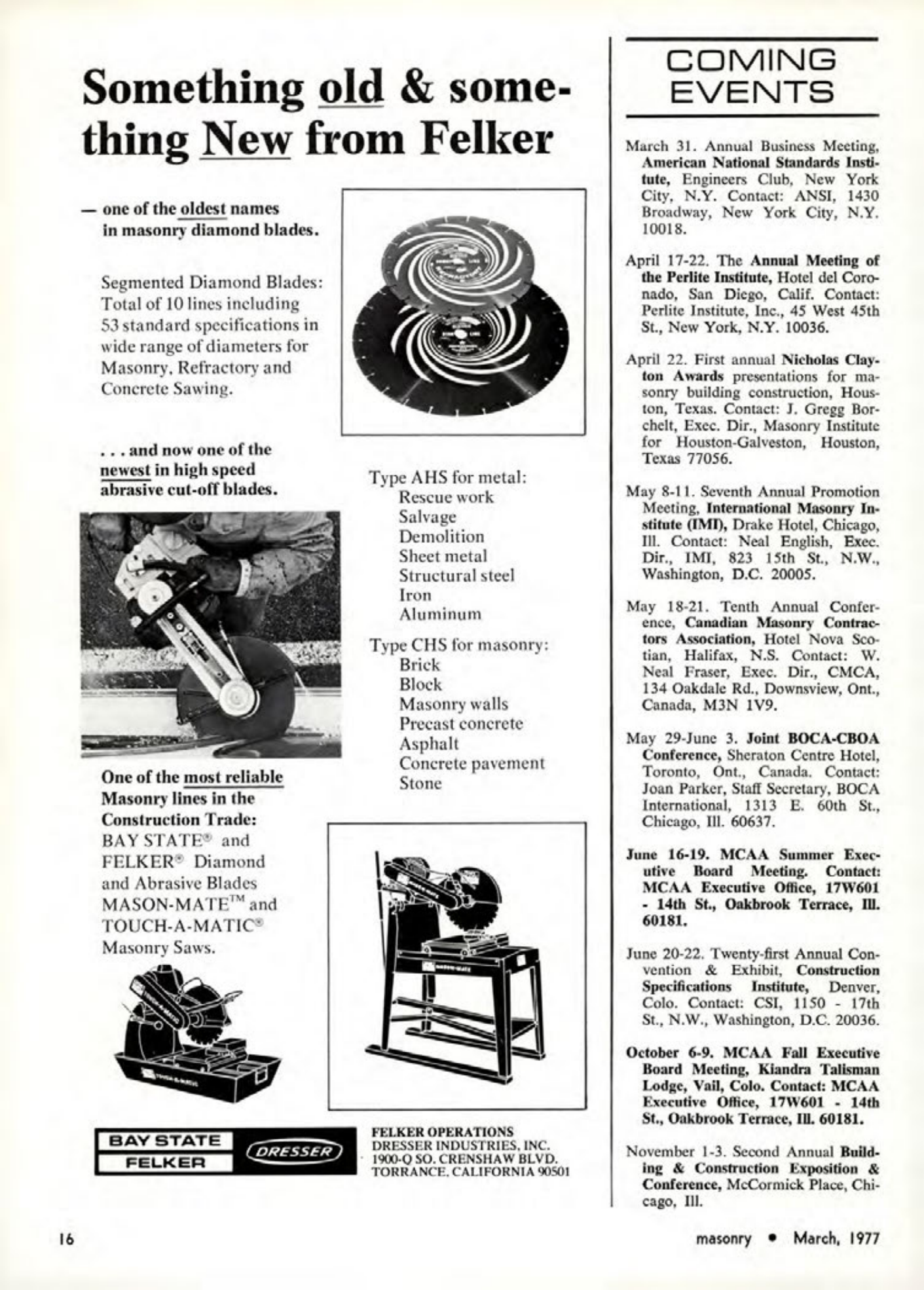 Masonry Magazine March 1977 Page. 16