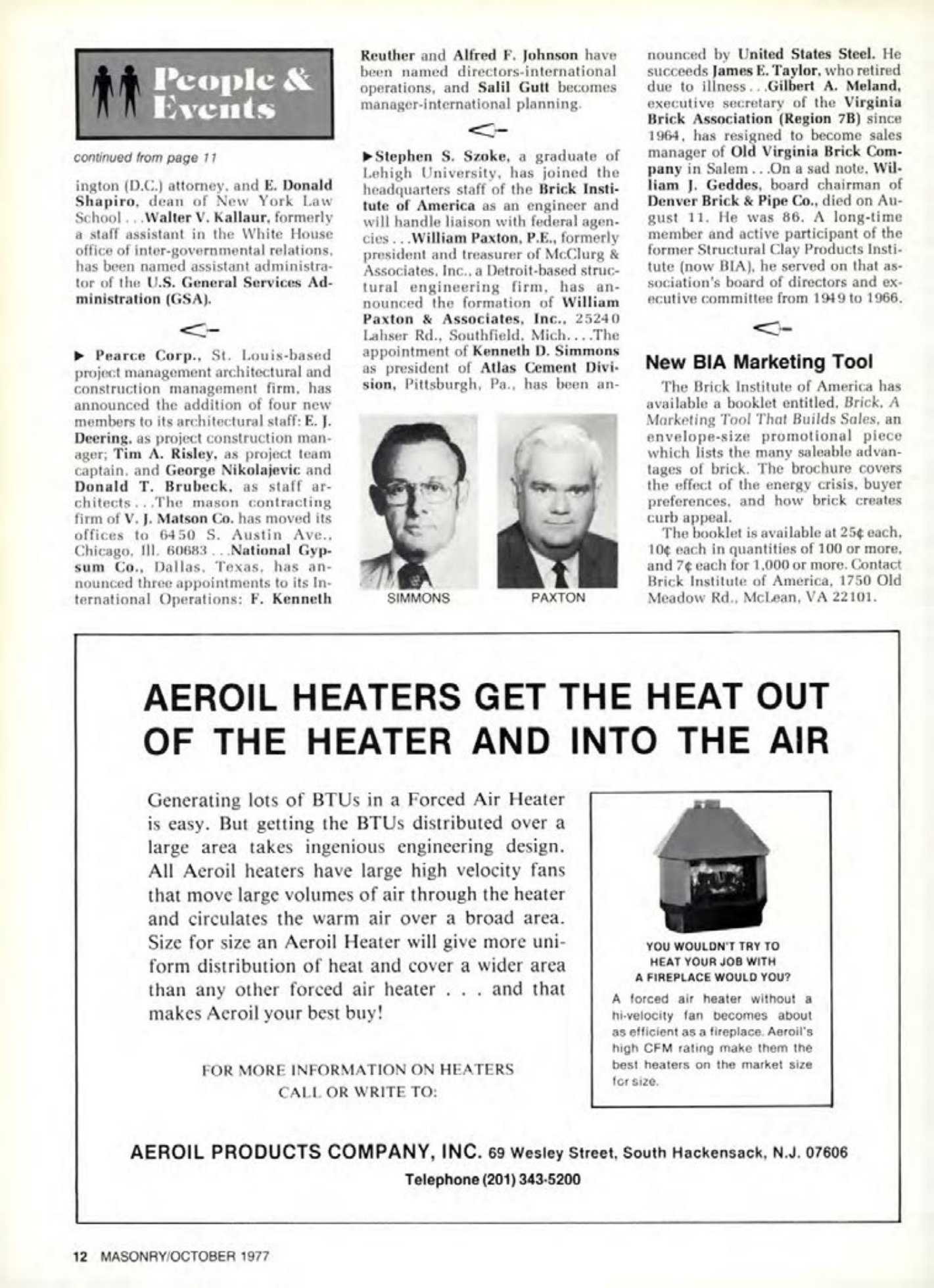 Masonry Magazine October 1977 Page. 12