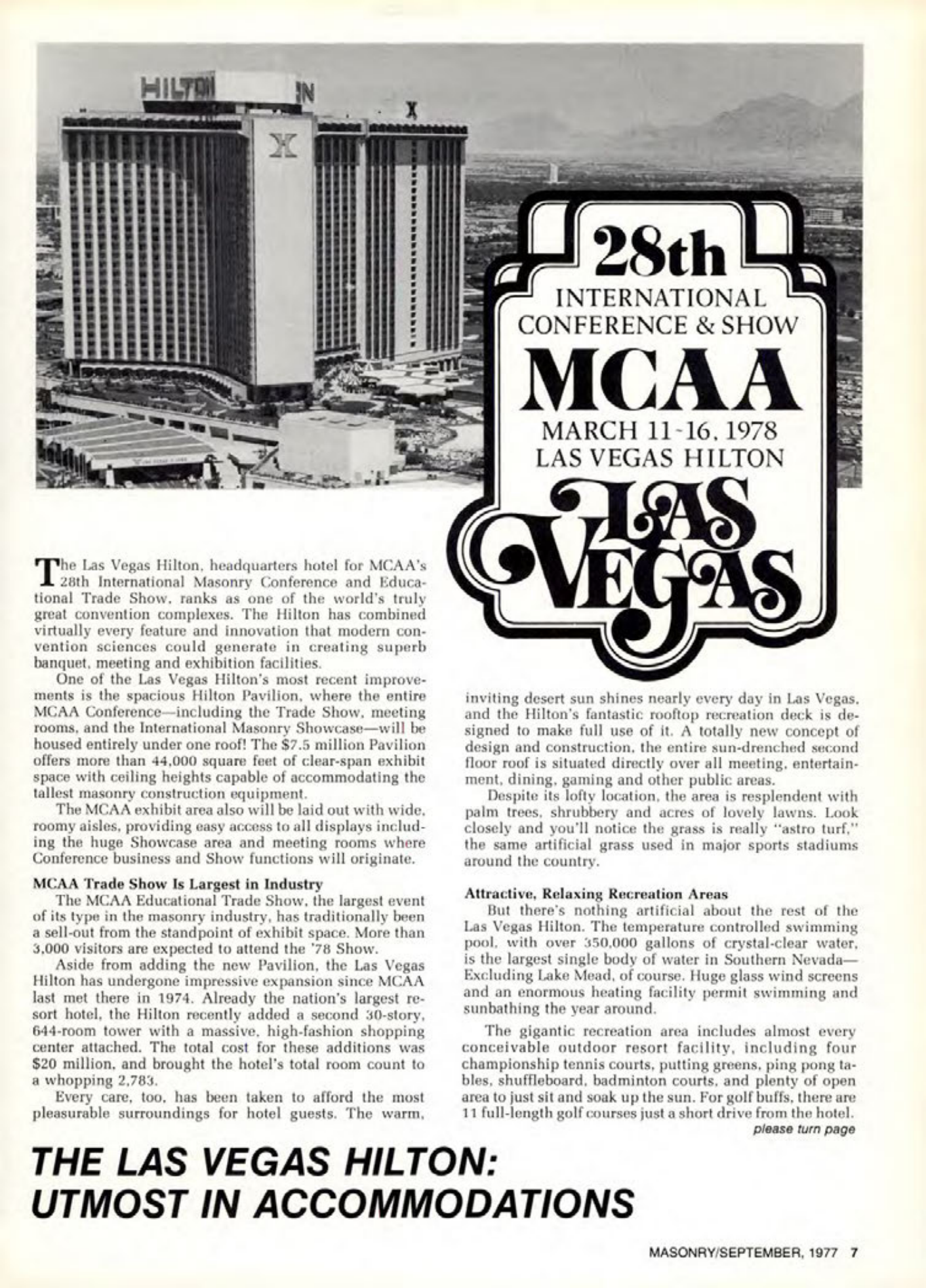 Masonry Magazine September 1977 Page. 7