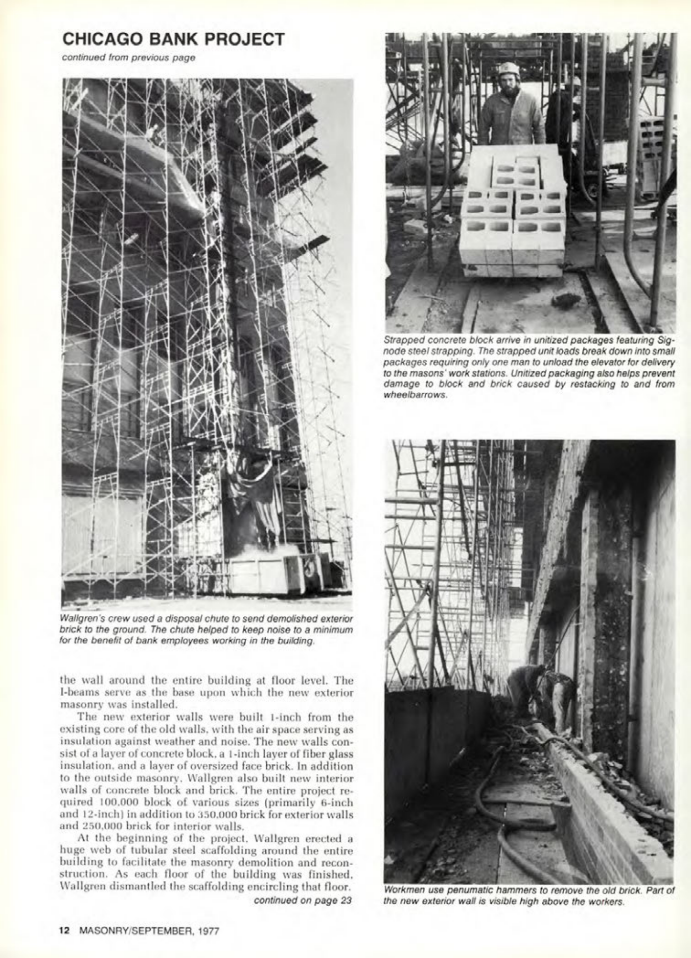 Masonry Magazine September 1977 Page. 12