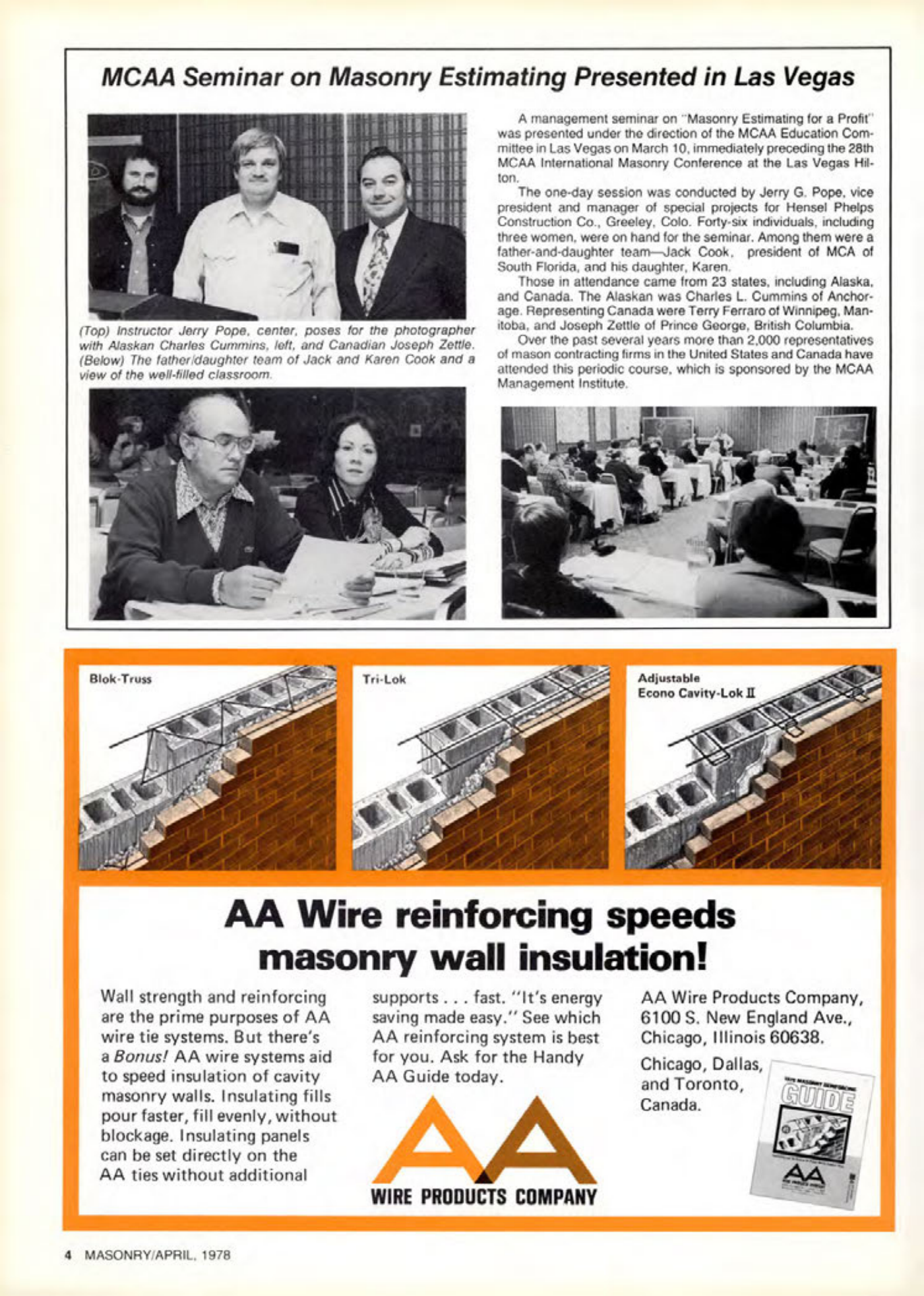 Masonry Magazine April 1978 Page. 4