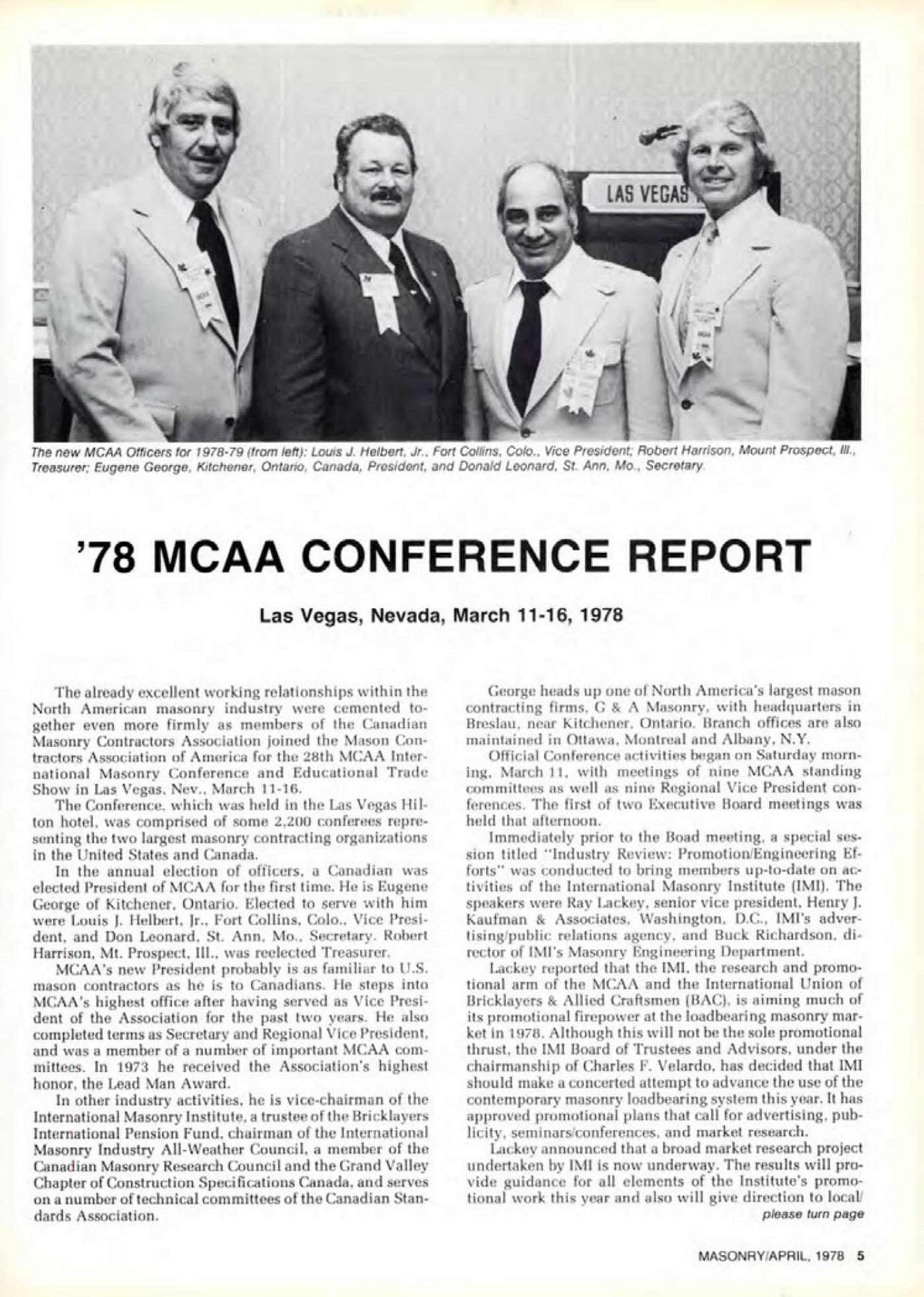 Masonry Magazine April 1978 Page. 5