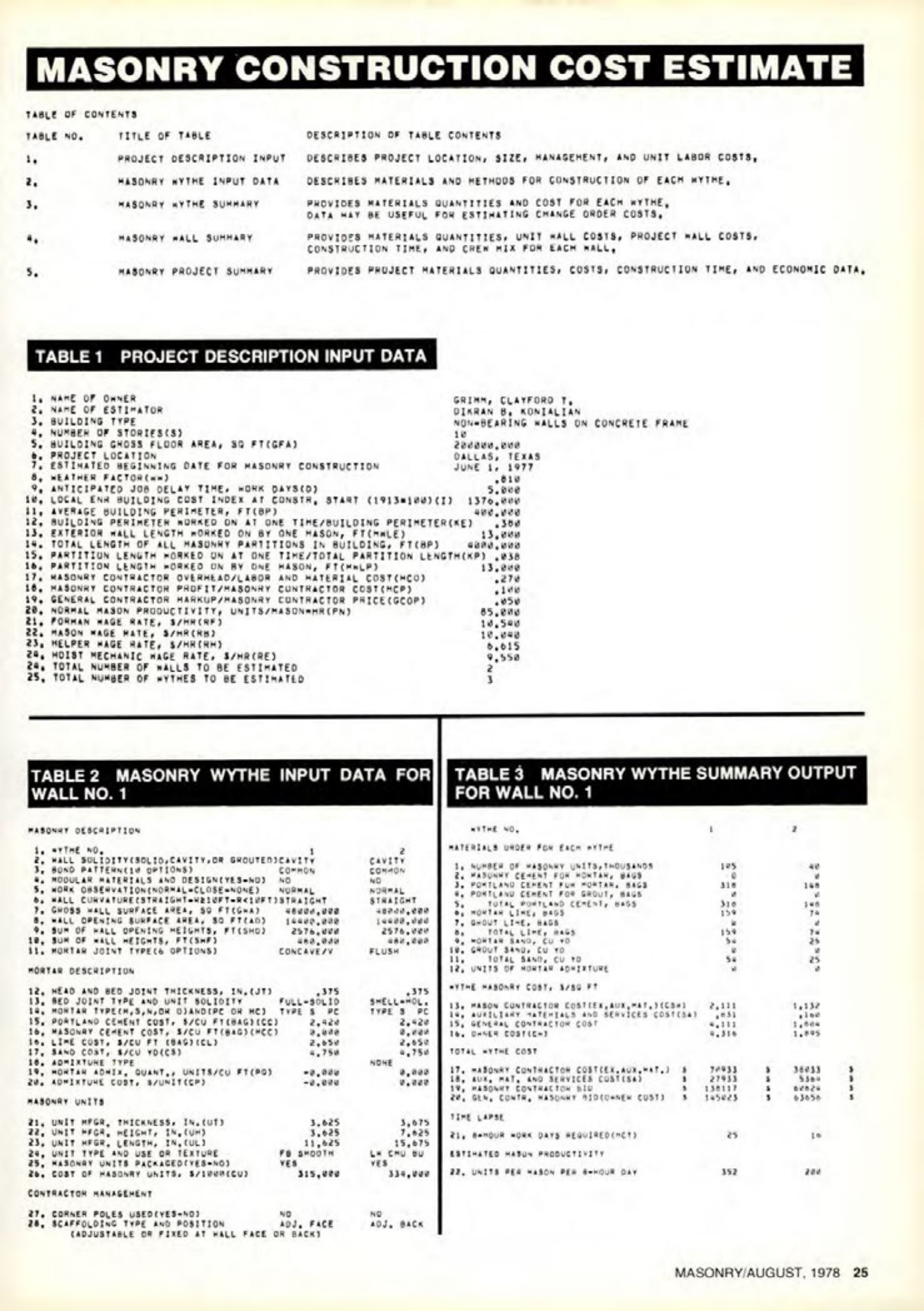 Masonry Magazine August 1978 Page. 21