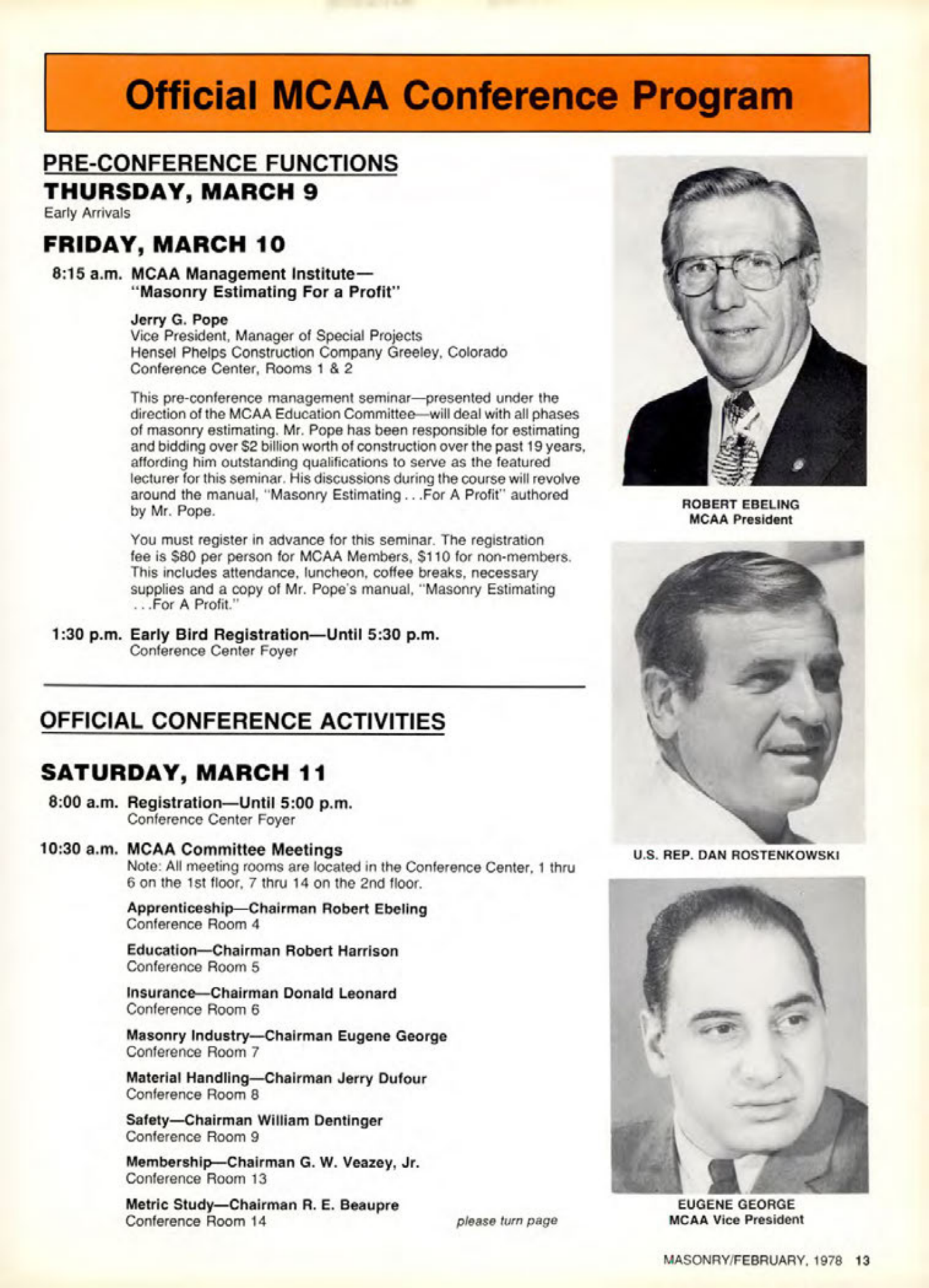 Masonry Magazine February 1978 Page. 13