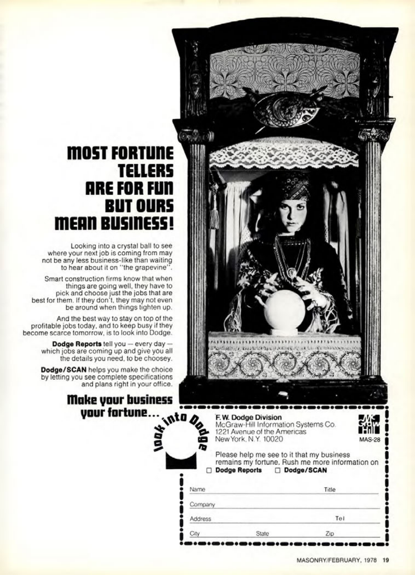 Masonry Magazine February 1978 Page. 19