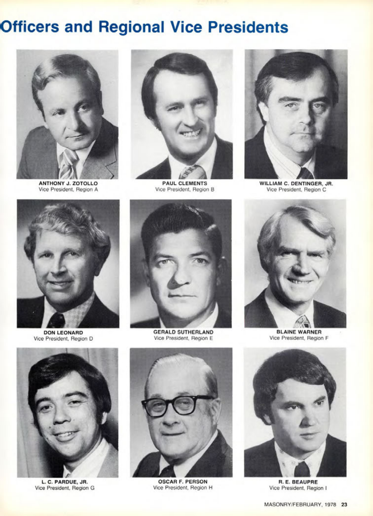 Masonry Magazine February 1978 Page. 23