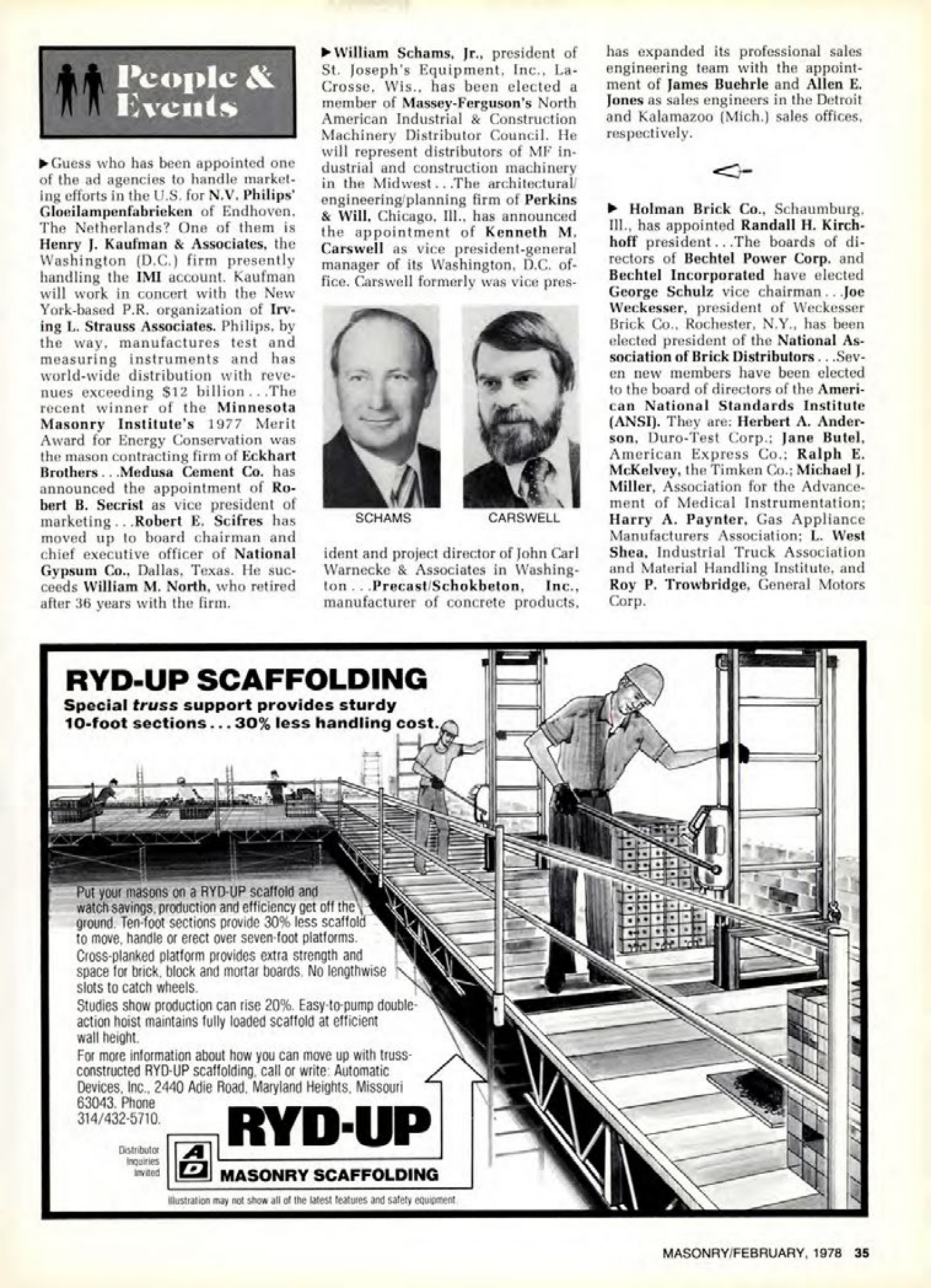 Masonry Magazine February 1978 Page. 35