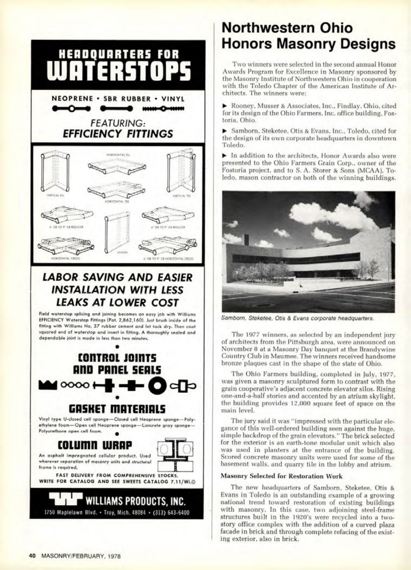 Masonry Magazine February 1978 Page. 40