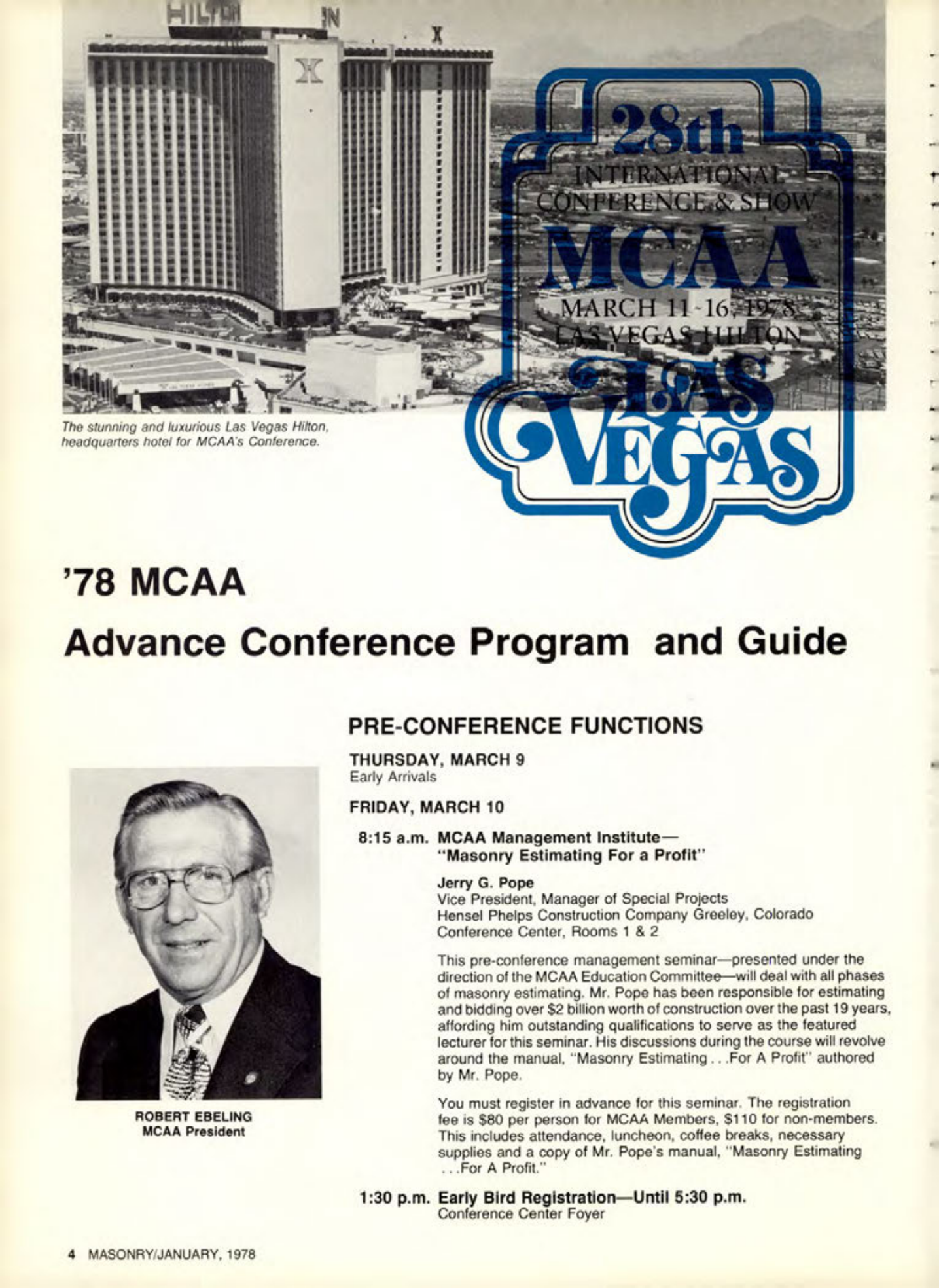 Masonry Magazine January 1978 Page. 4