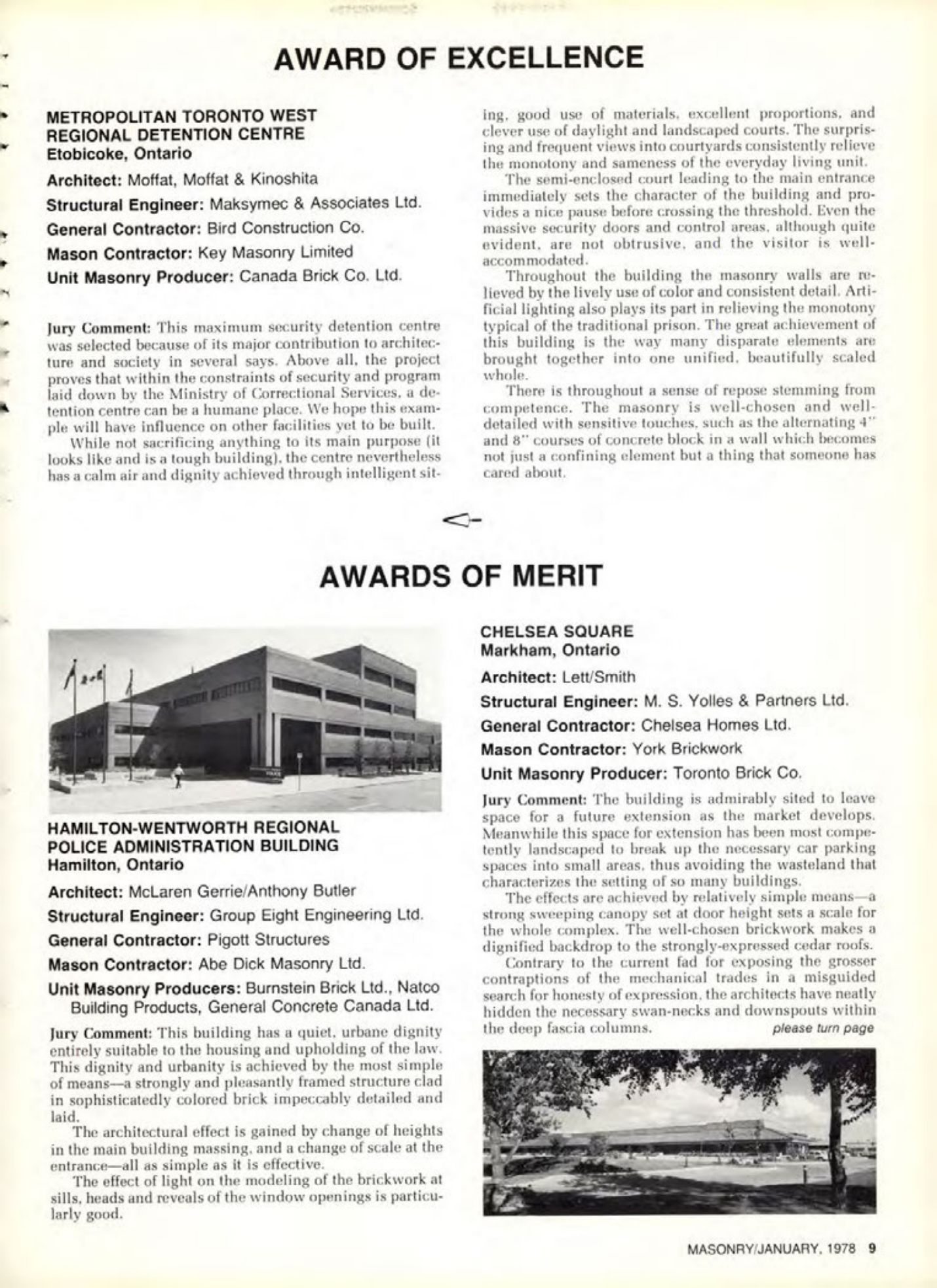 Masonry Magazine January 1978 Page. 9