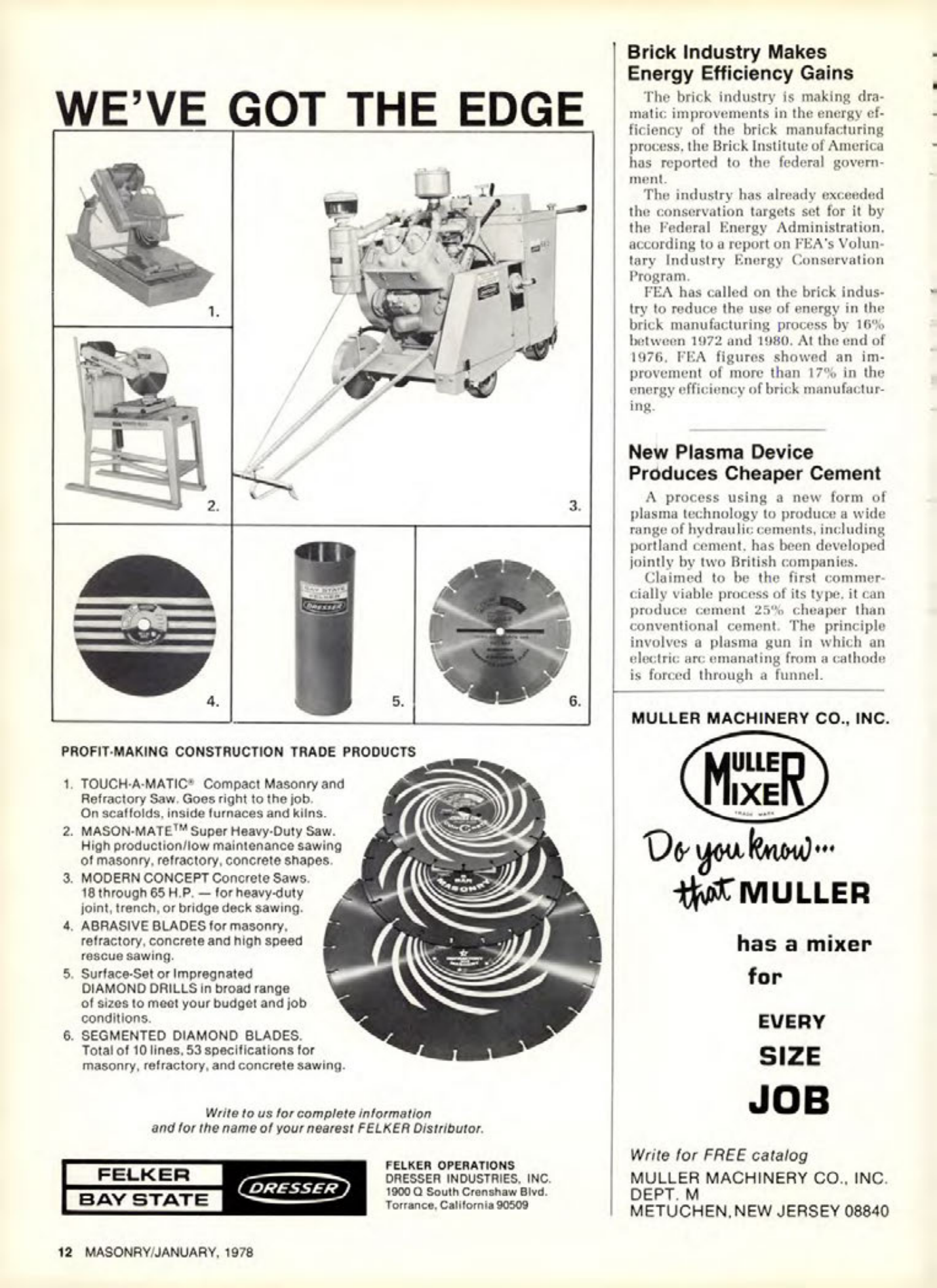 Masonry Magazine January 1978 Page. 12