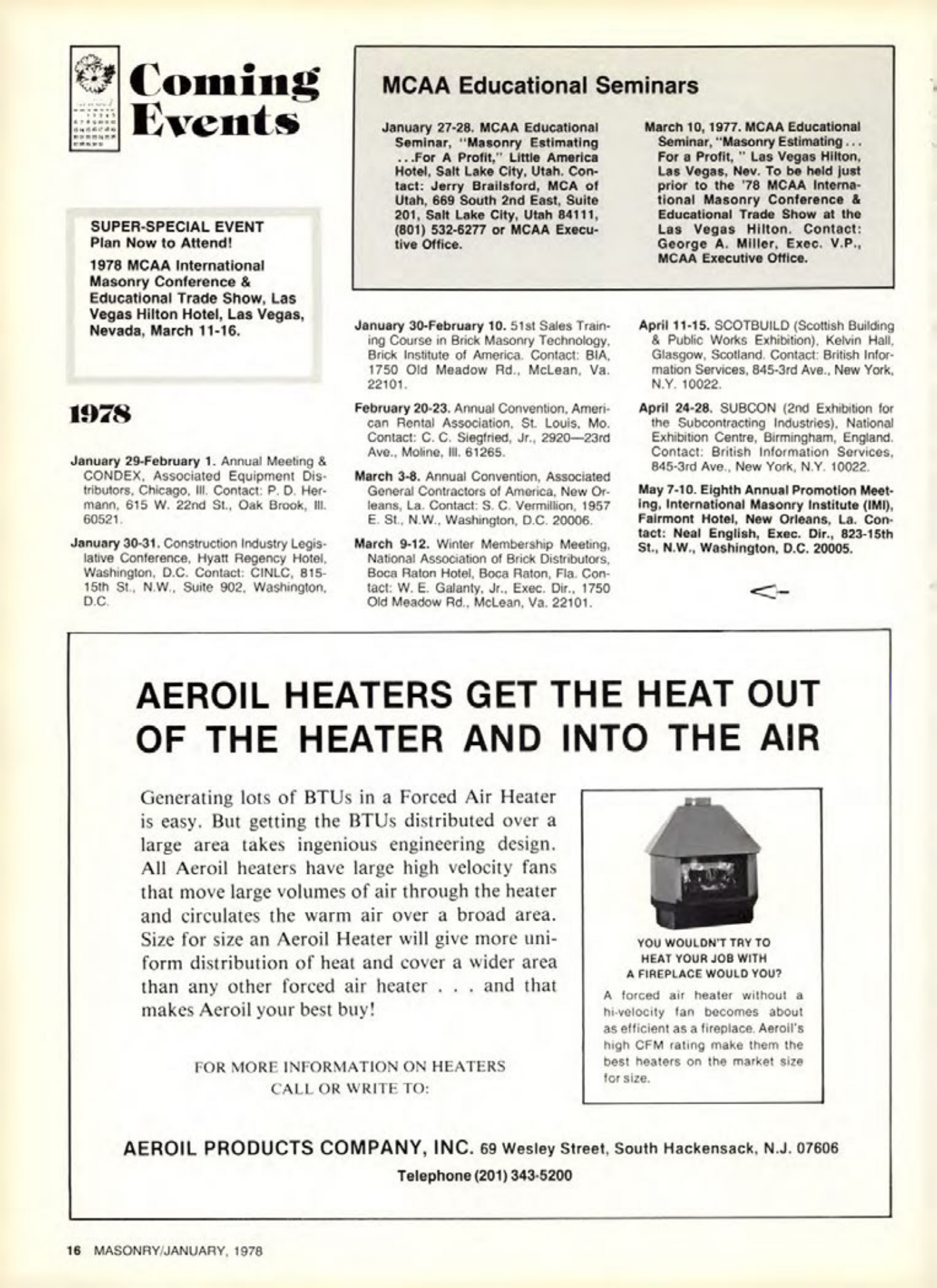Masonry Magazine January 1978 Page.16