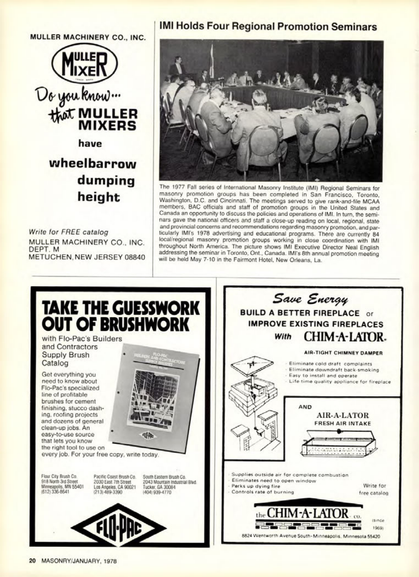 Masonry Magazine January 1978 Page.20