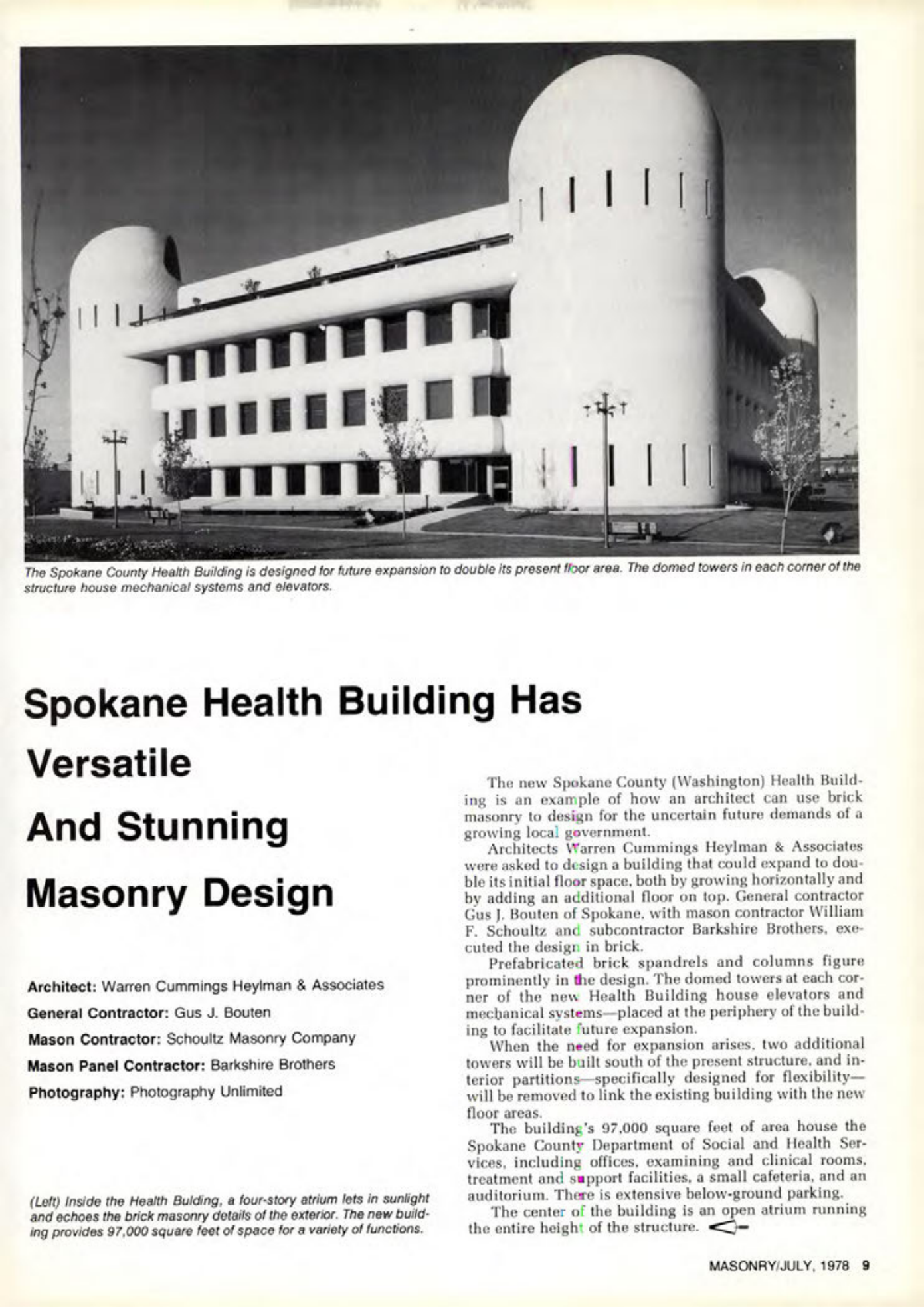Masonry Magazine July 1978 Page. 9