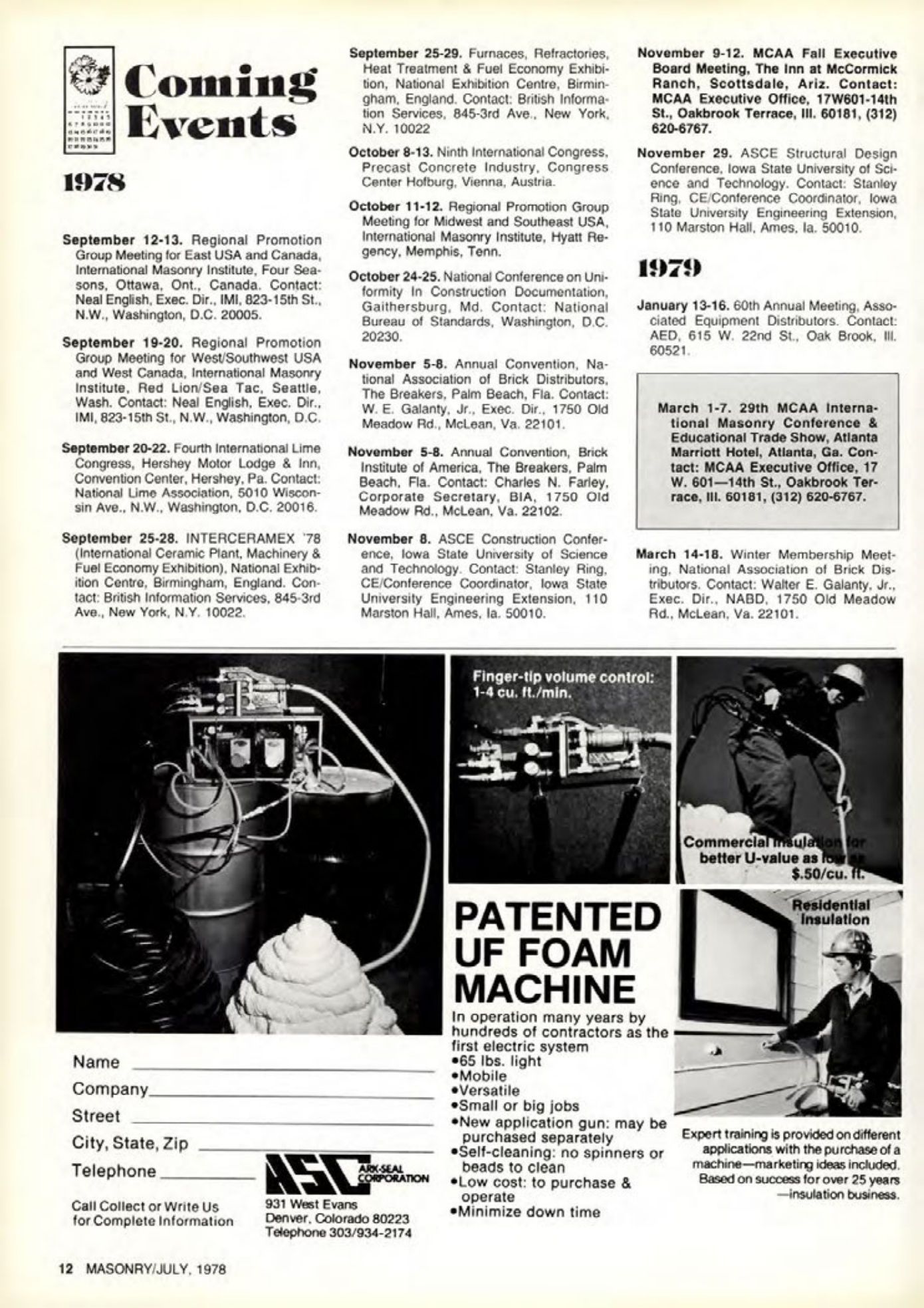 Masonry Magazine July 1978 Page. 12