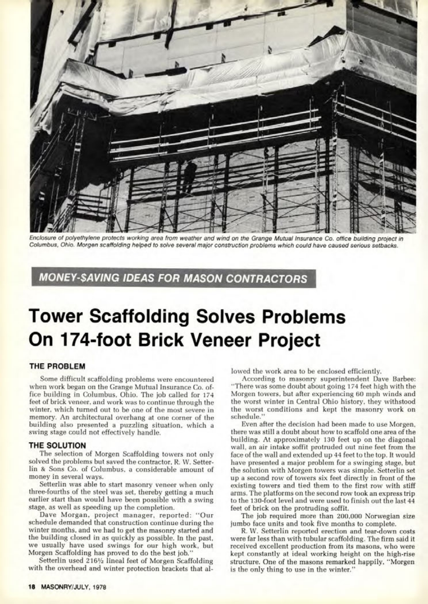 Masonry Magazine July 1978 Page. 18