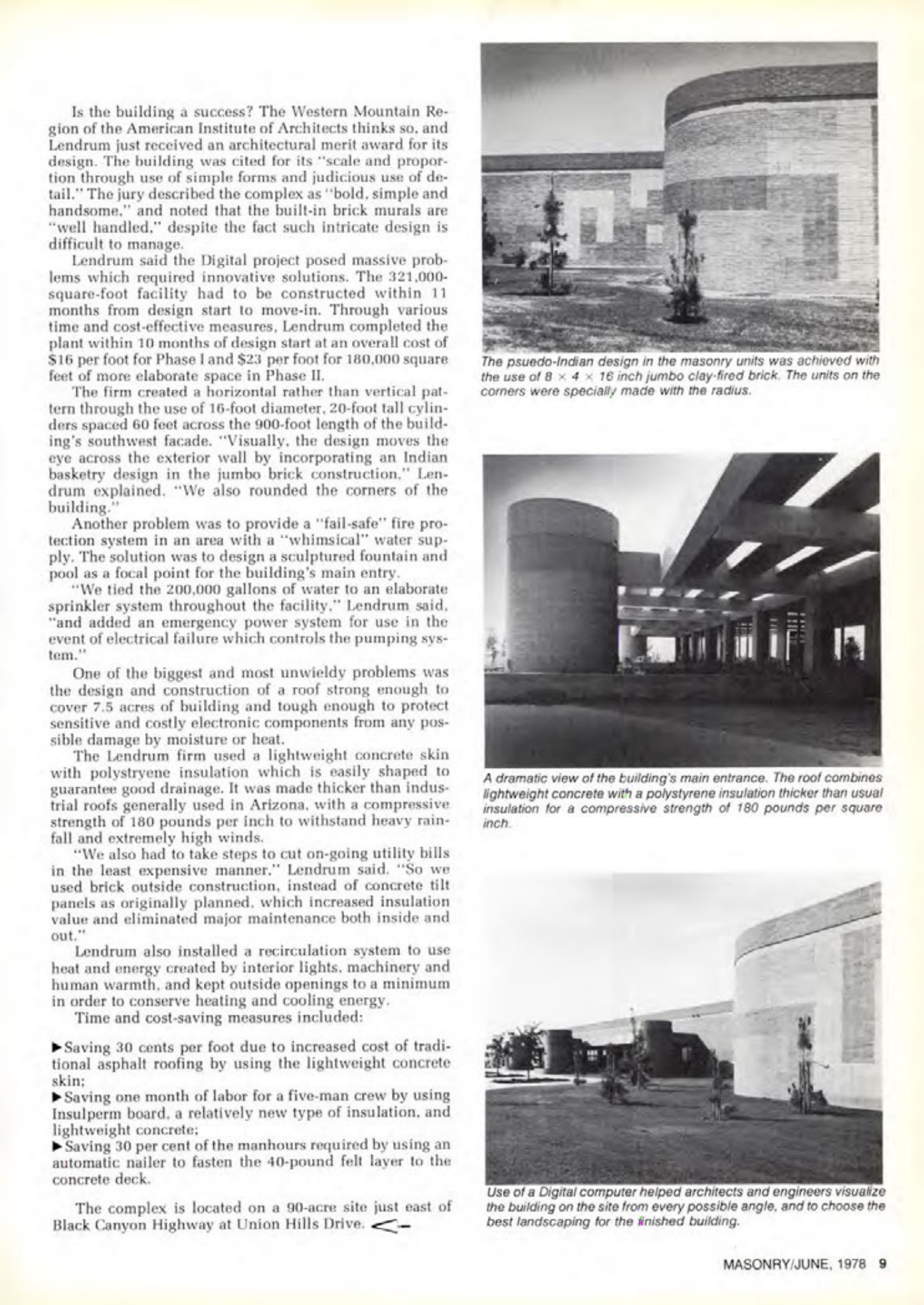 Masonry Magazine June 1978 Page. 9