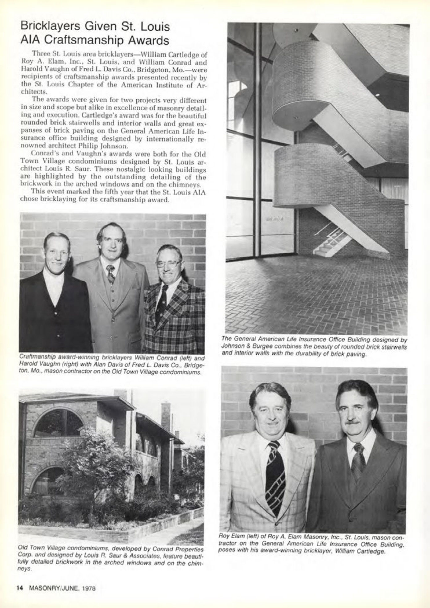 Masonry Magazine June 1978 Page. 14
