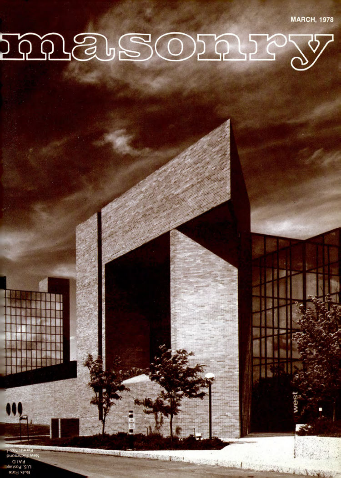 Masonry Magazine March 1978 Page. 1