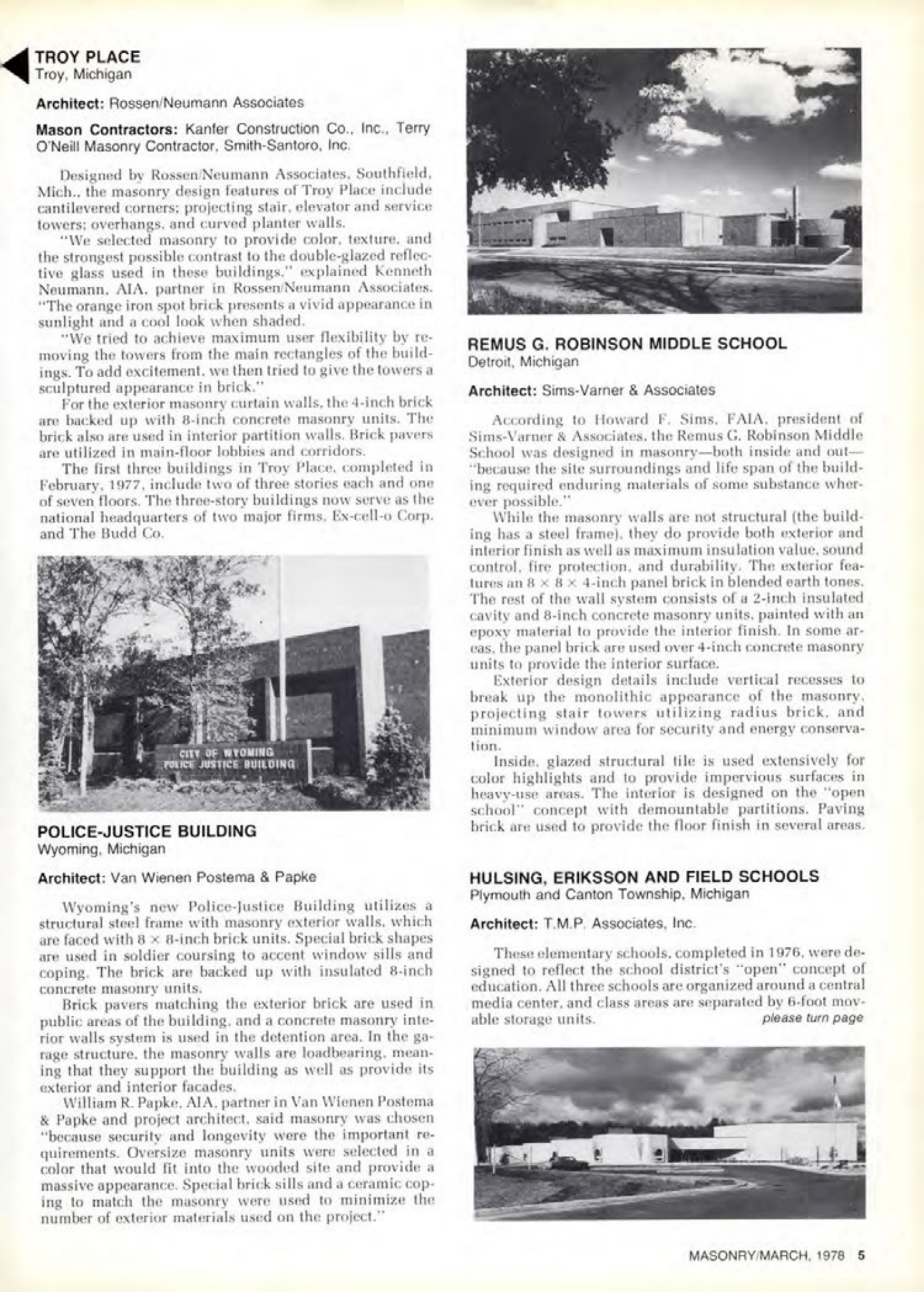 Masonry Magazine March 1978 Page. 5