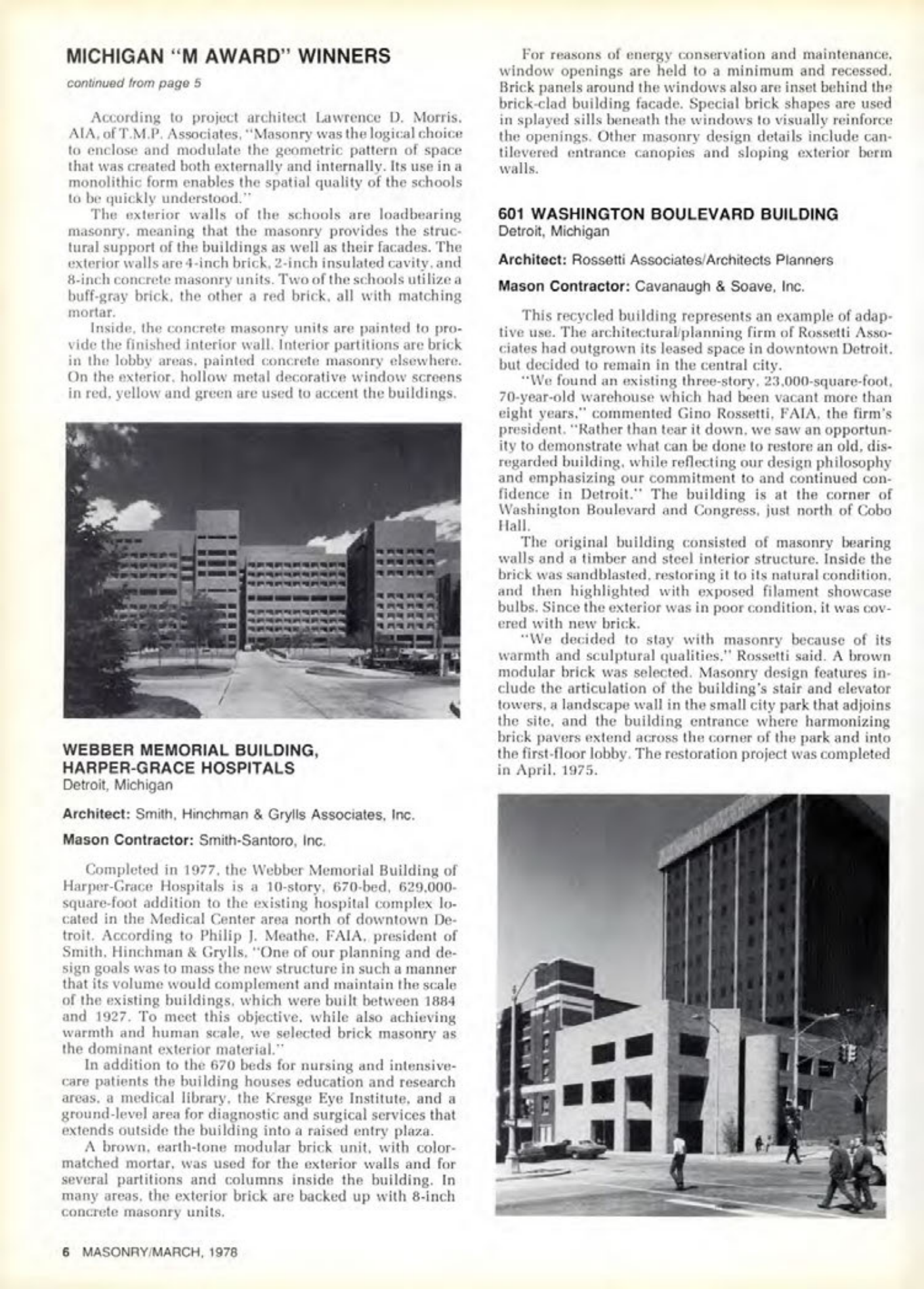 Masonry Magazine March 1978 Page. 6