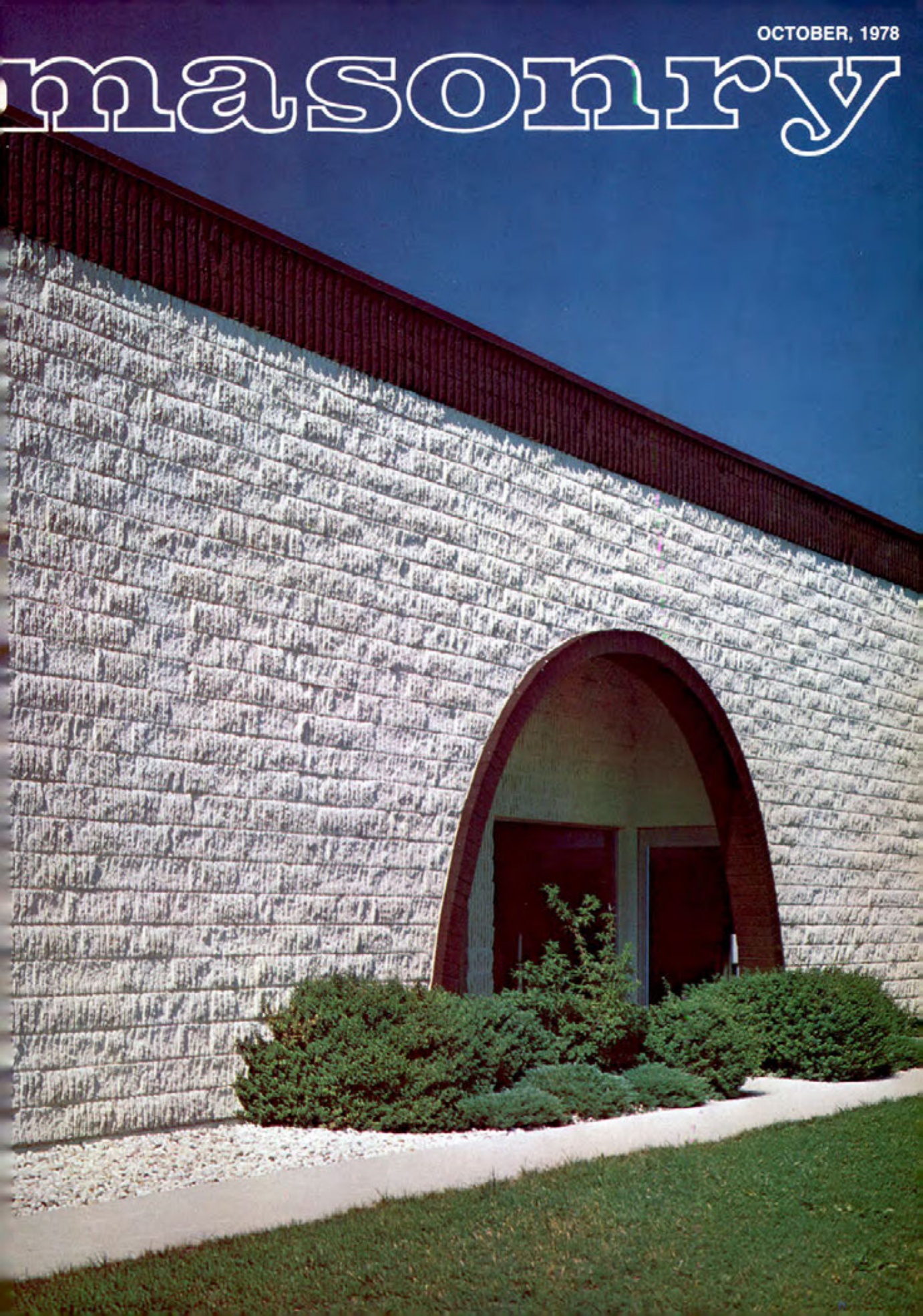 Masonry Magazine October 1978 Page. 1