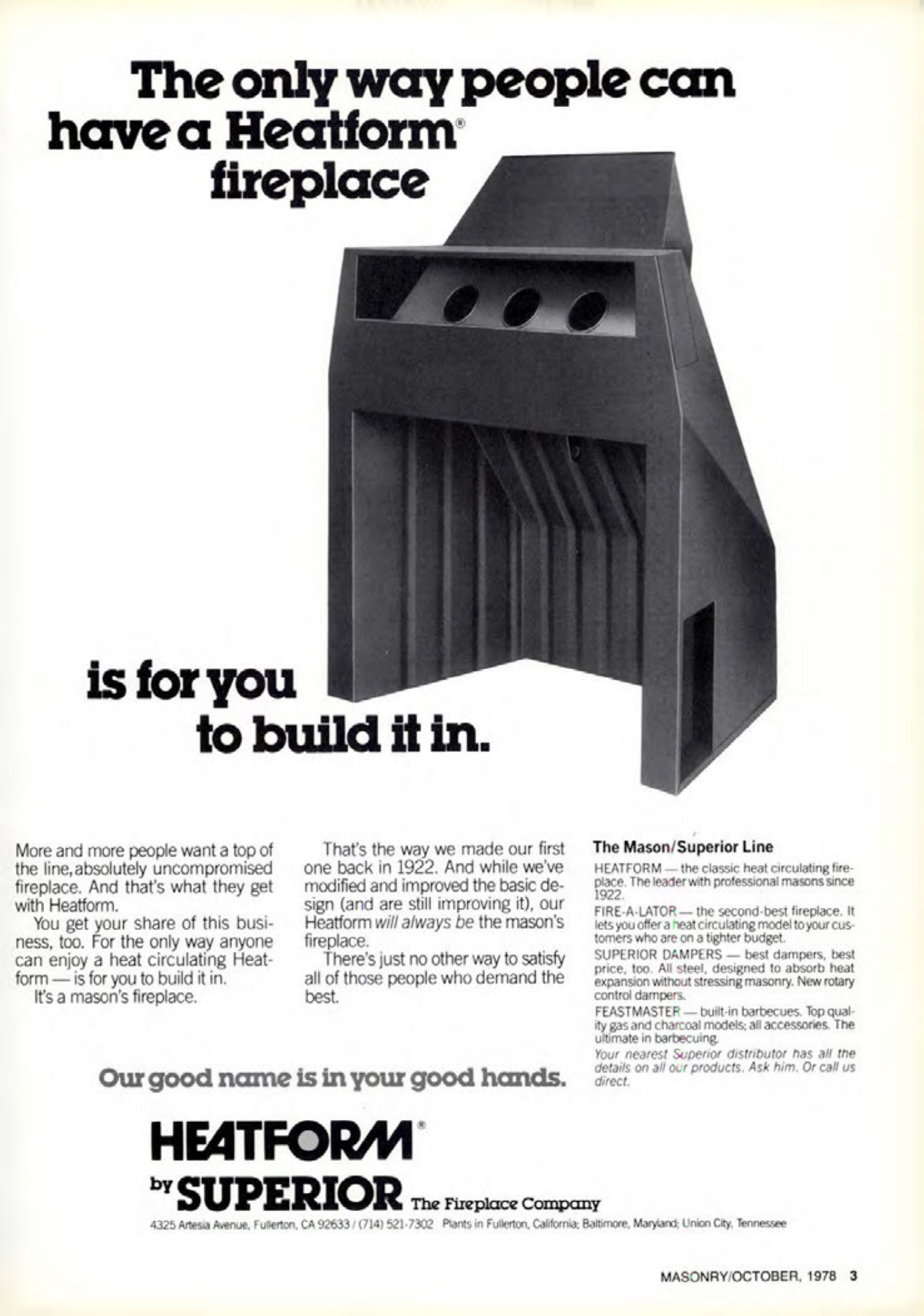 Masonry Magazine October 1978 Page. 3