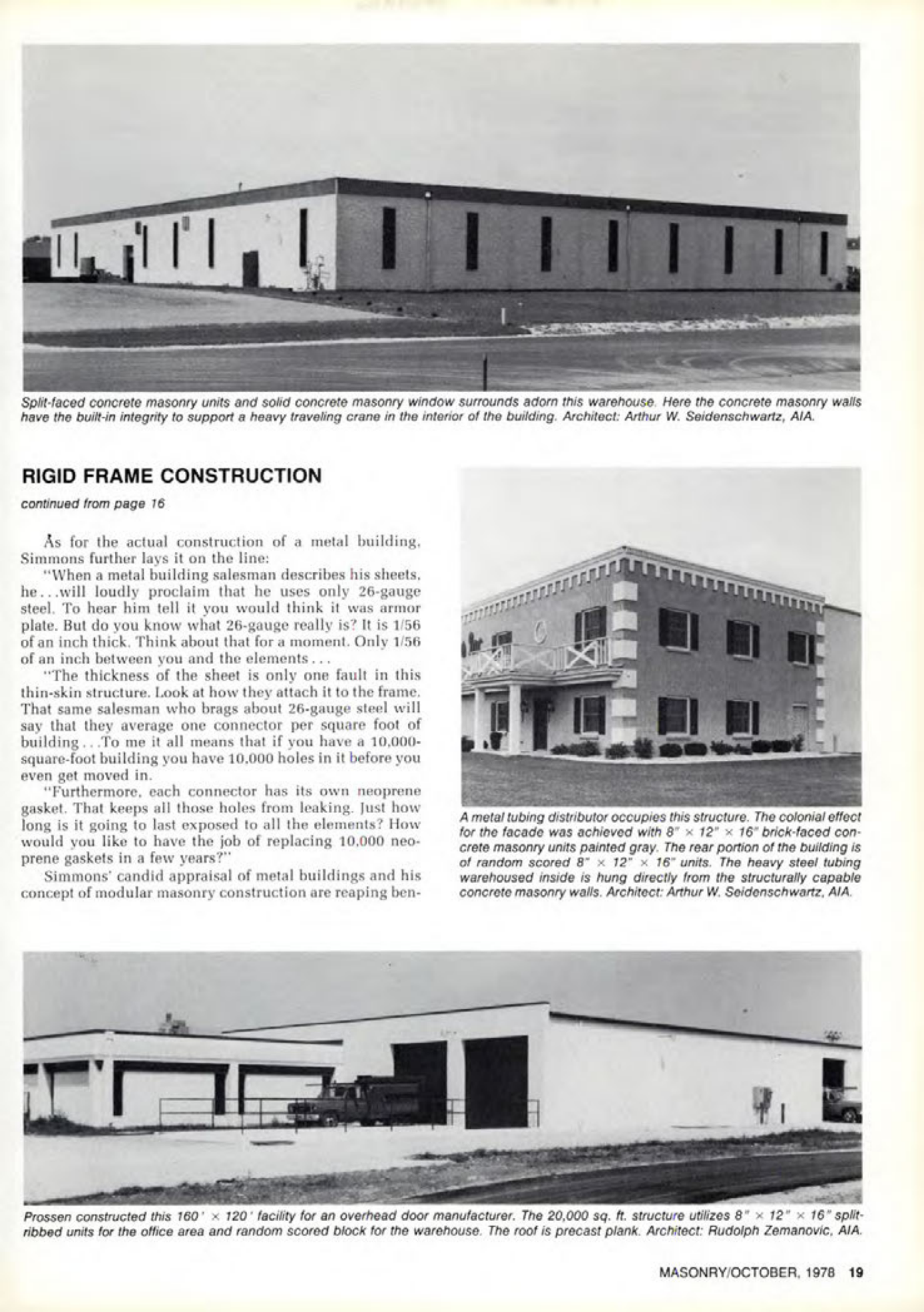 Masonry Magazine October 1978 Page. 19