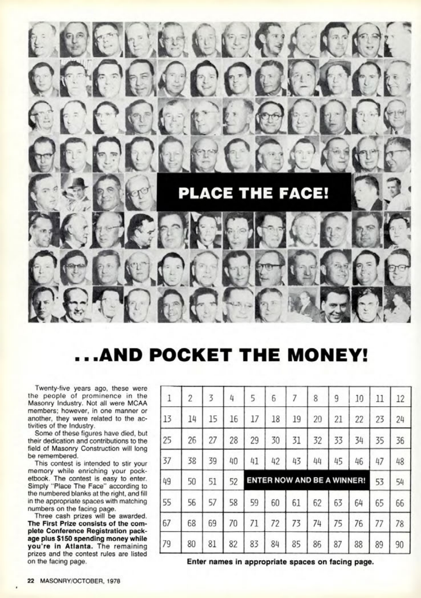 Masonry Magazine October 1978 Page. 22