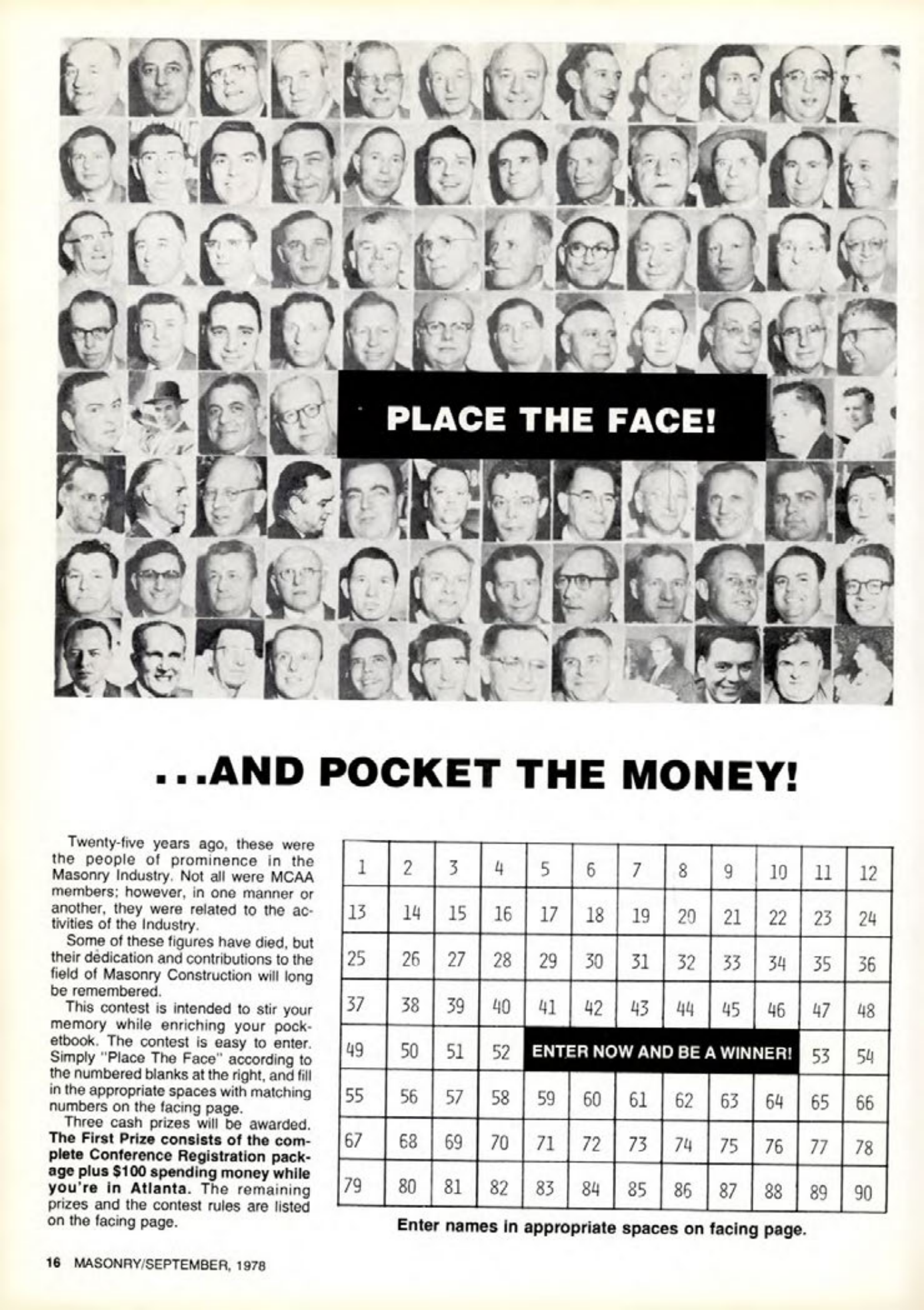 Masonry Magazine September 1978 Page. 16