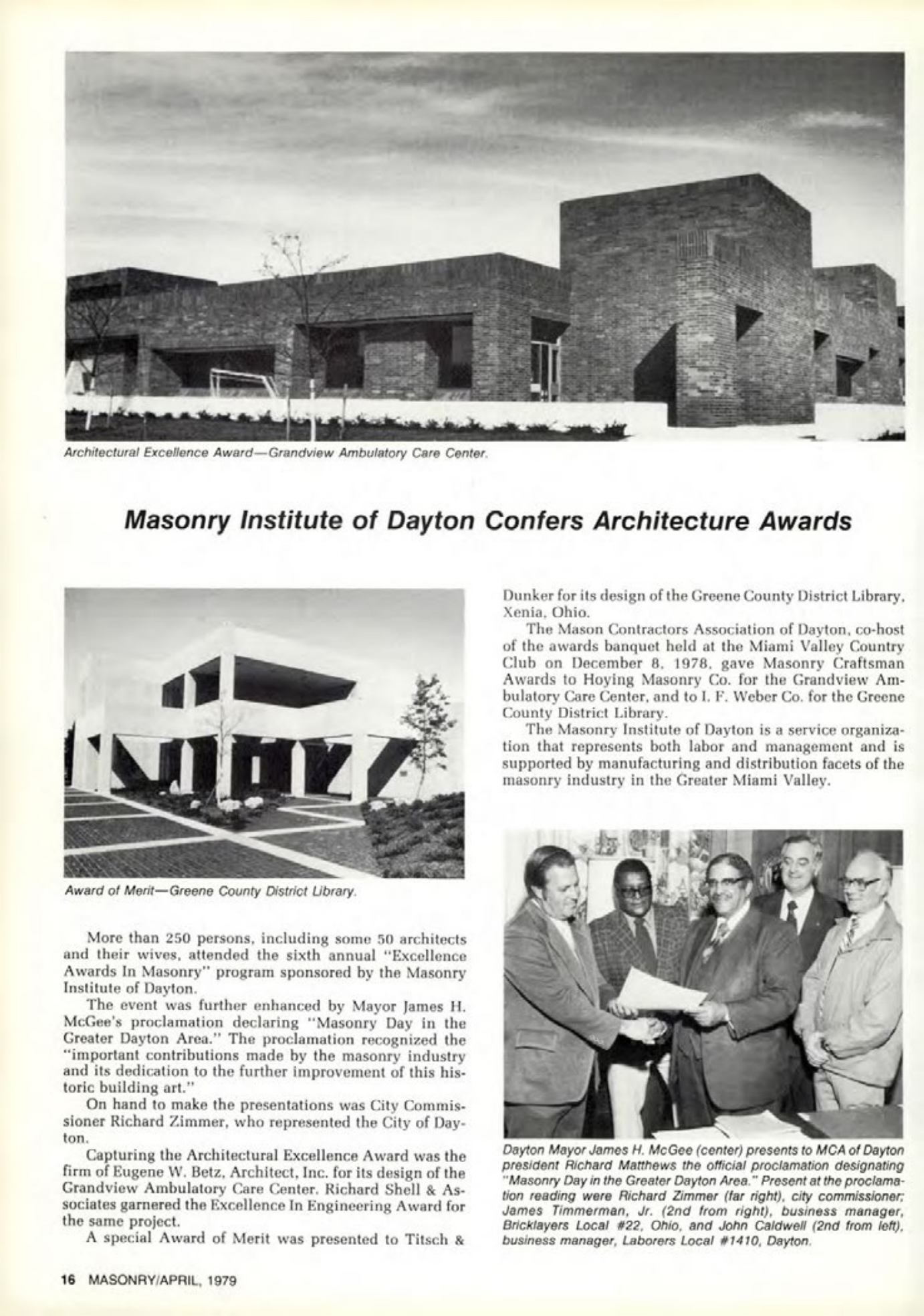 Masonry Magazine April 1979 Page. 16