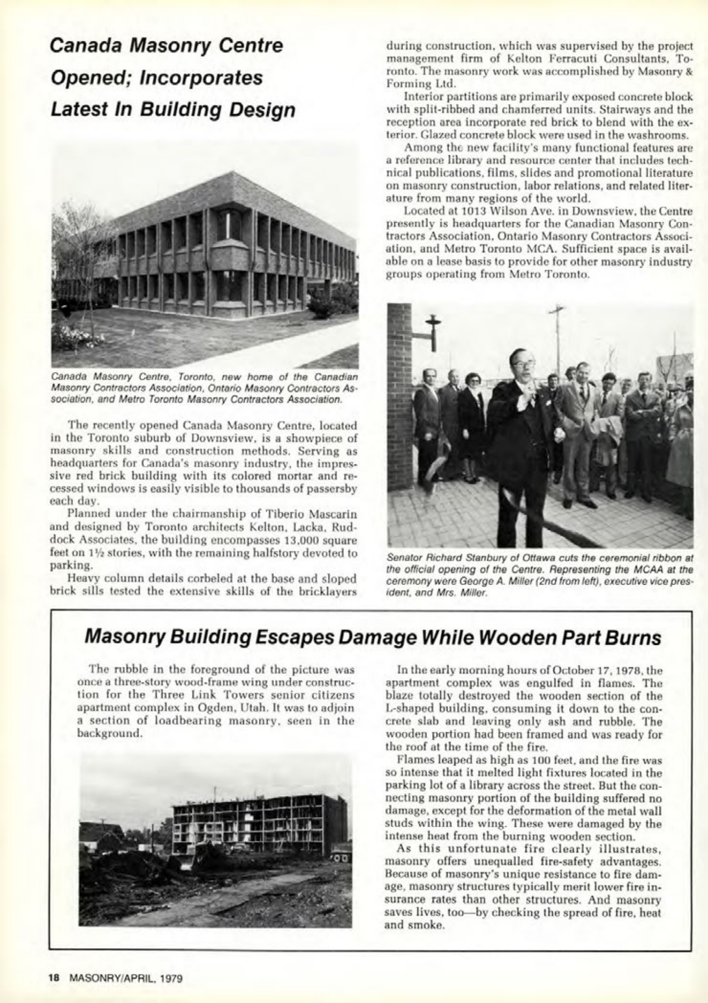 Masonry Magazine April 1979 Page. 18