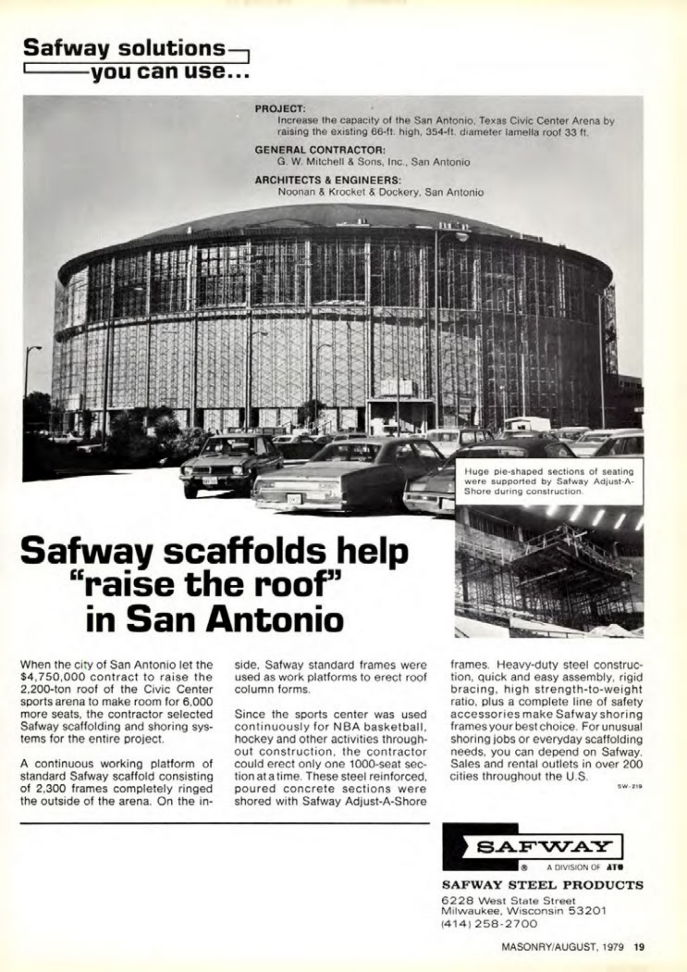 Masonry Magazine August 1979 Page. 19