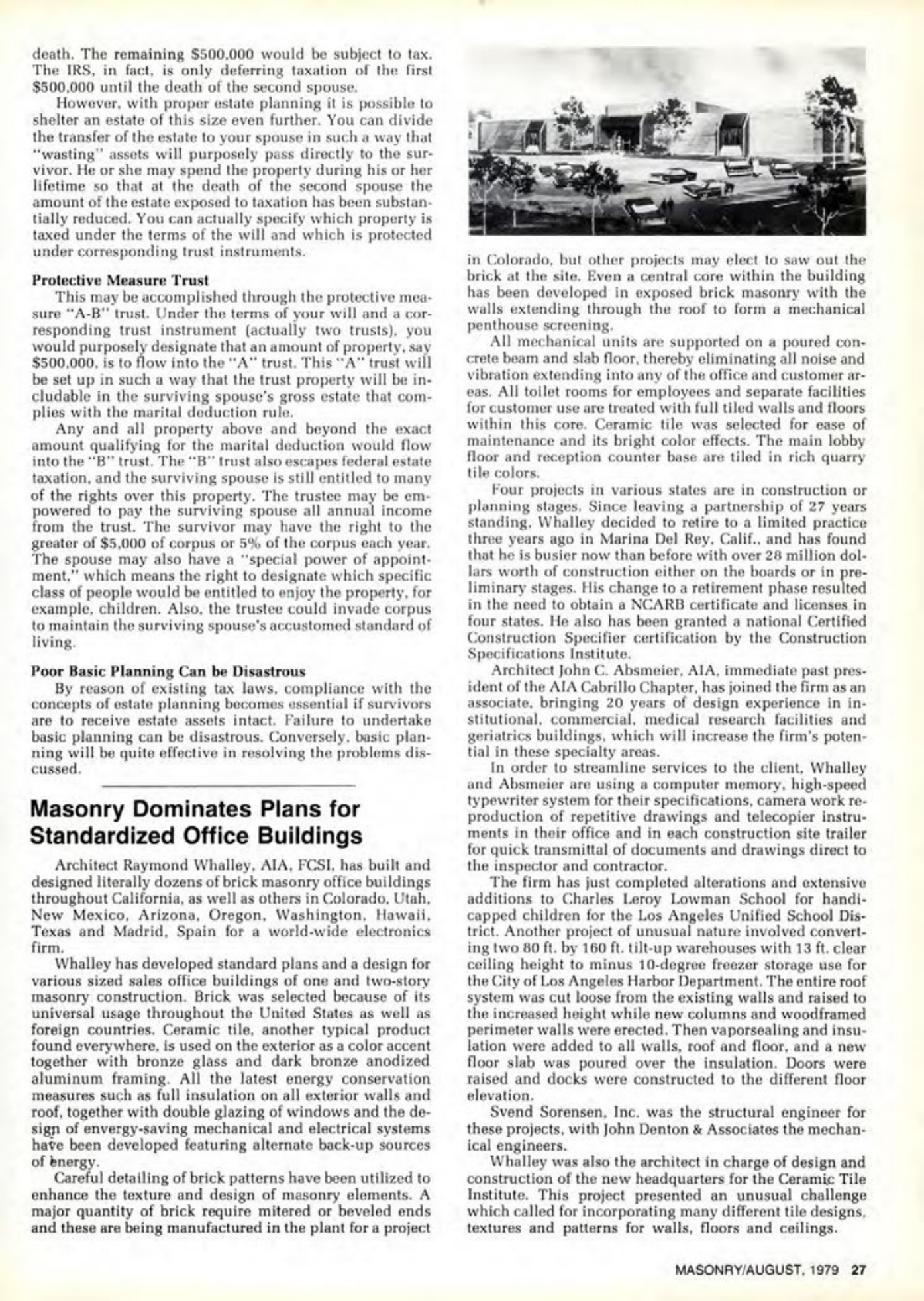 Masonry Magazine August 1979 Page. 27