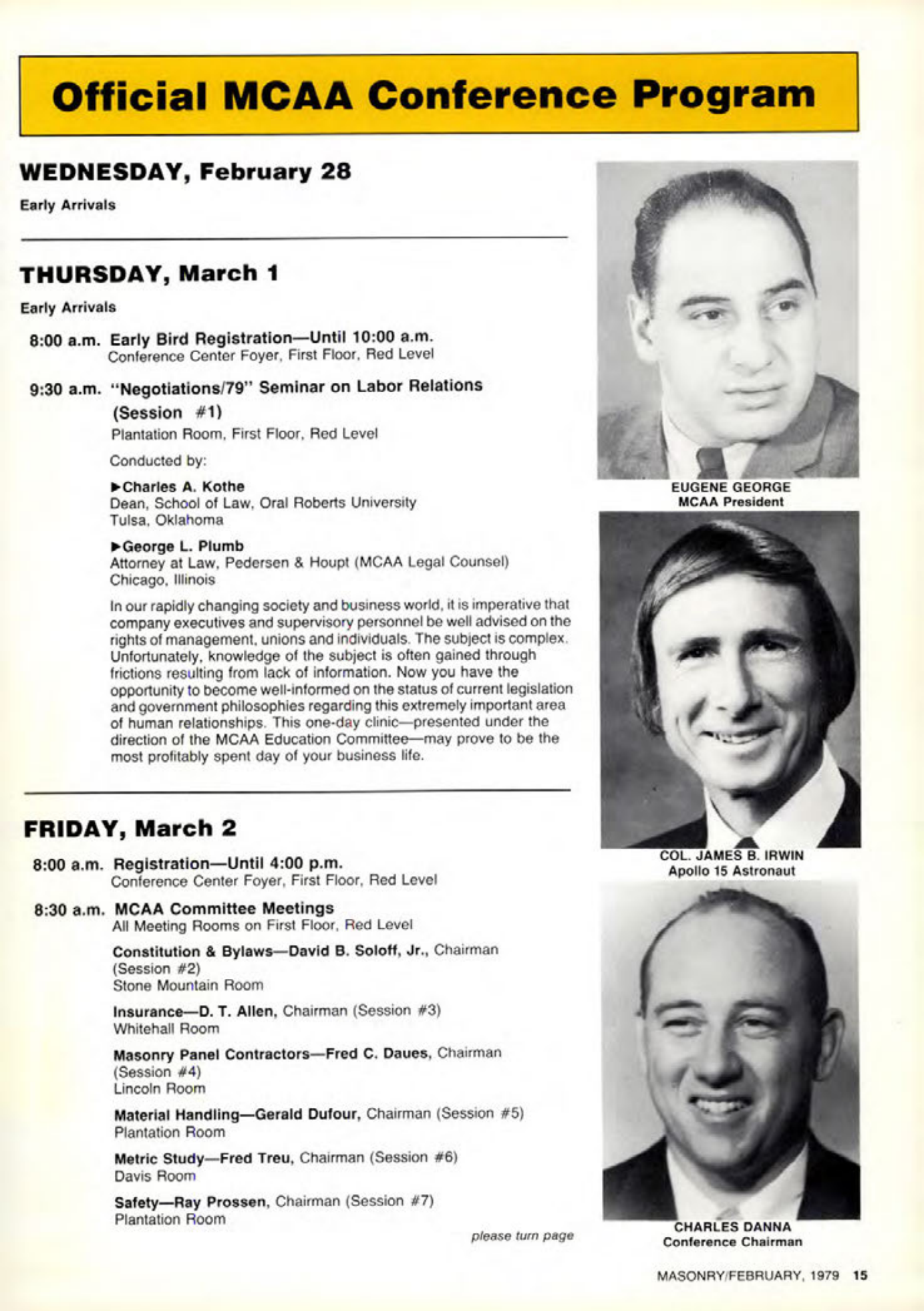 Masonry Magazine February 1979 Page. 15